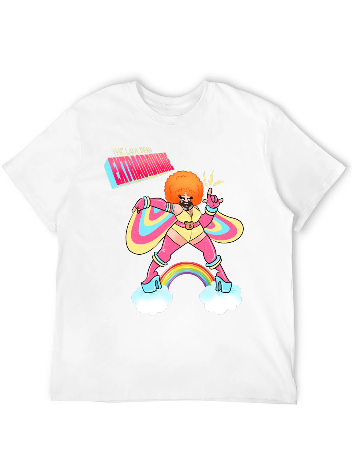 Black The Lady Bear Extraordinaire Graphic Tee view 12