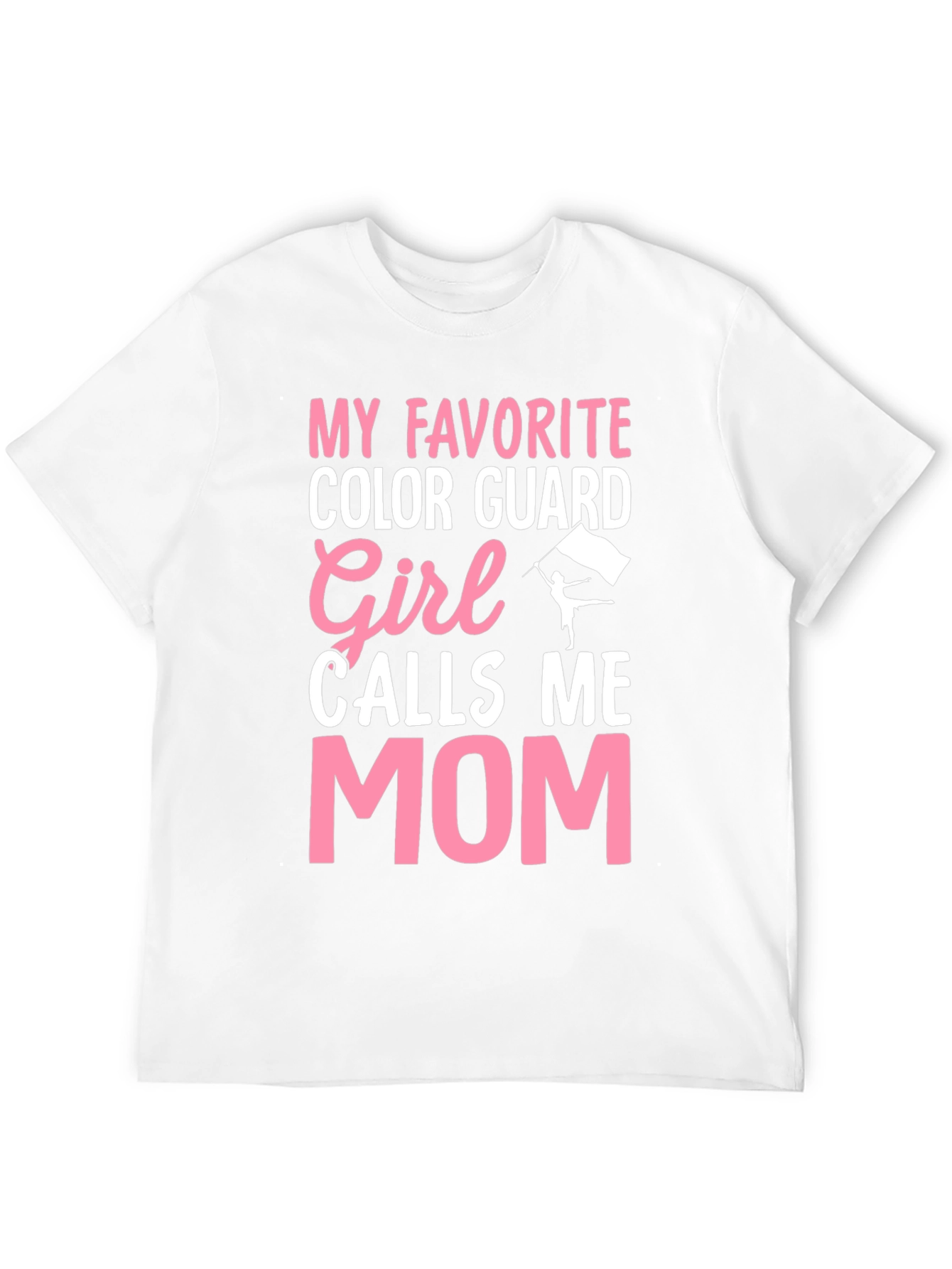 Black Color Guard Mom T-Shirt - Show Your Pride! view 12