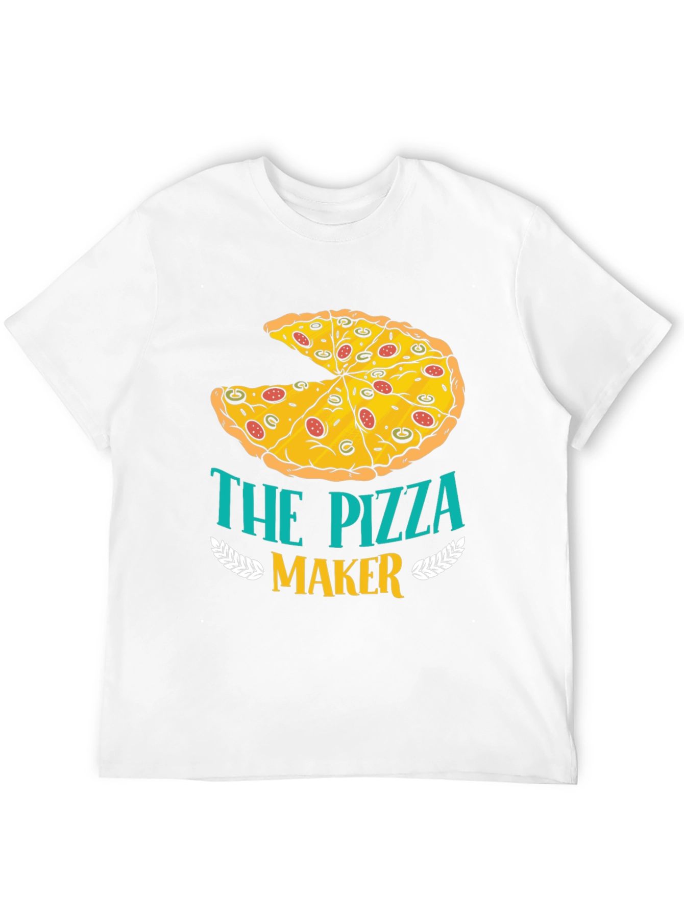Black The Pizza Maker T-Shirt - Funny Foodie Tee view 12