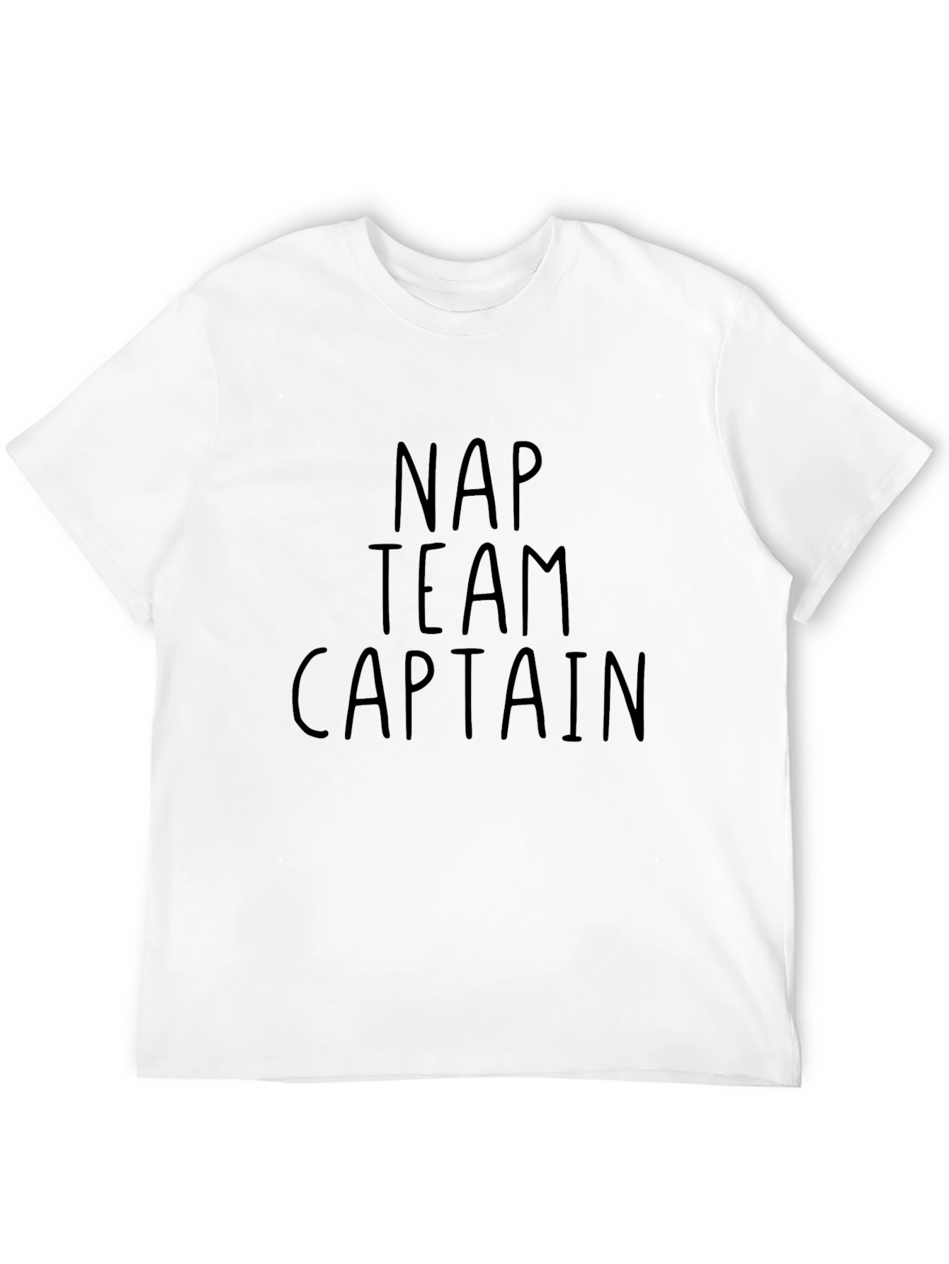 Black Nap Team Captain T-Shirt - Black Cotton Tee view 12