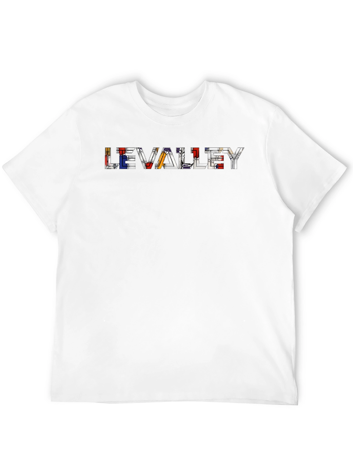 Black Levalley Graphic Print Black Tee view 12