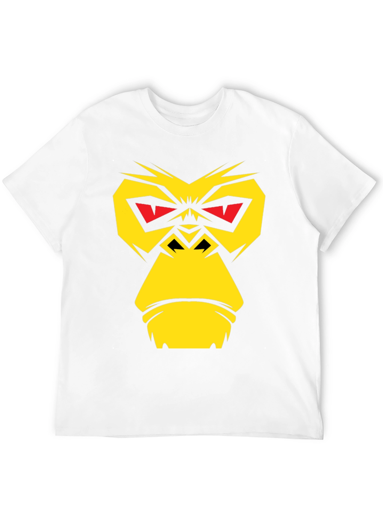 Black Bold Gorilla Graphic Tee - Black Cotton Blend view 12