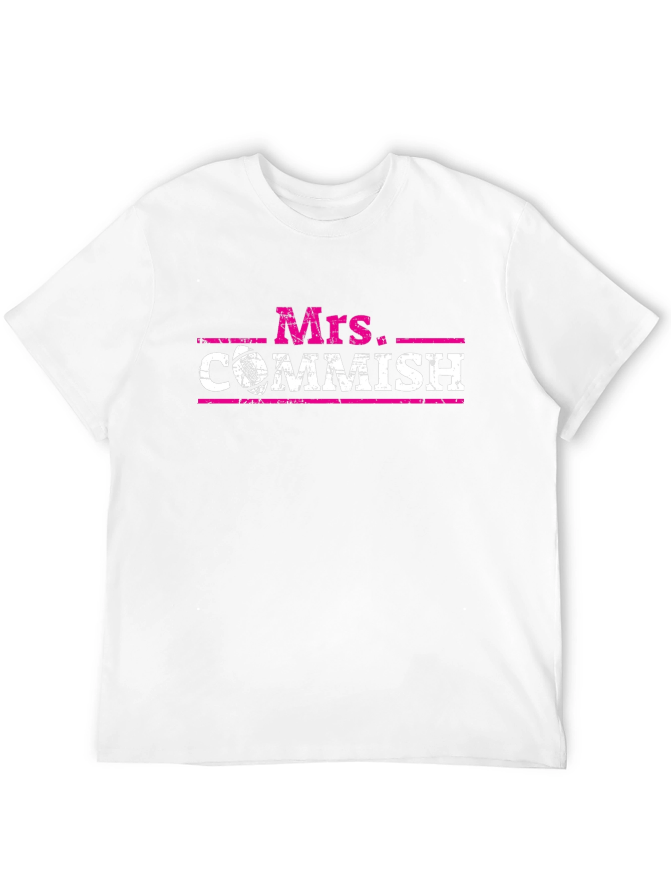 Black Mrs. Commish Football T-Shirt view 12