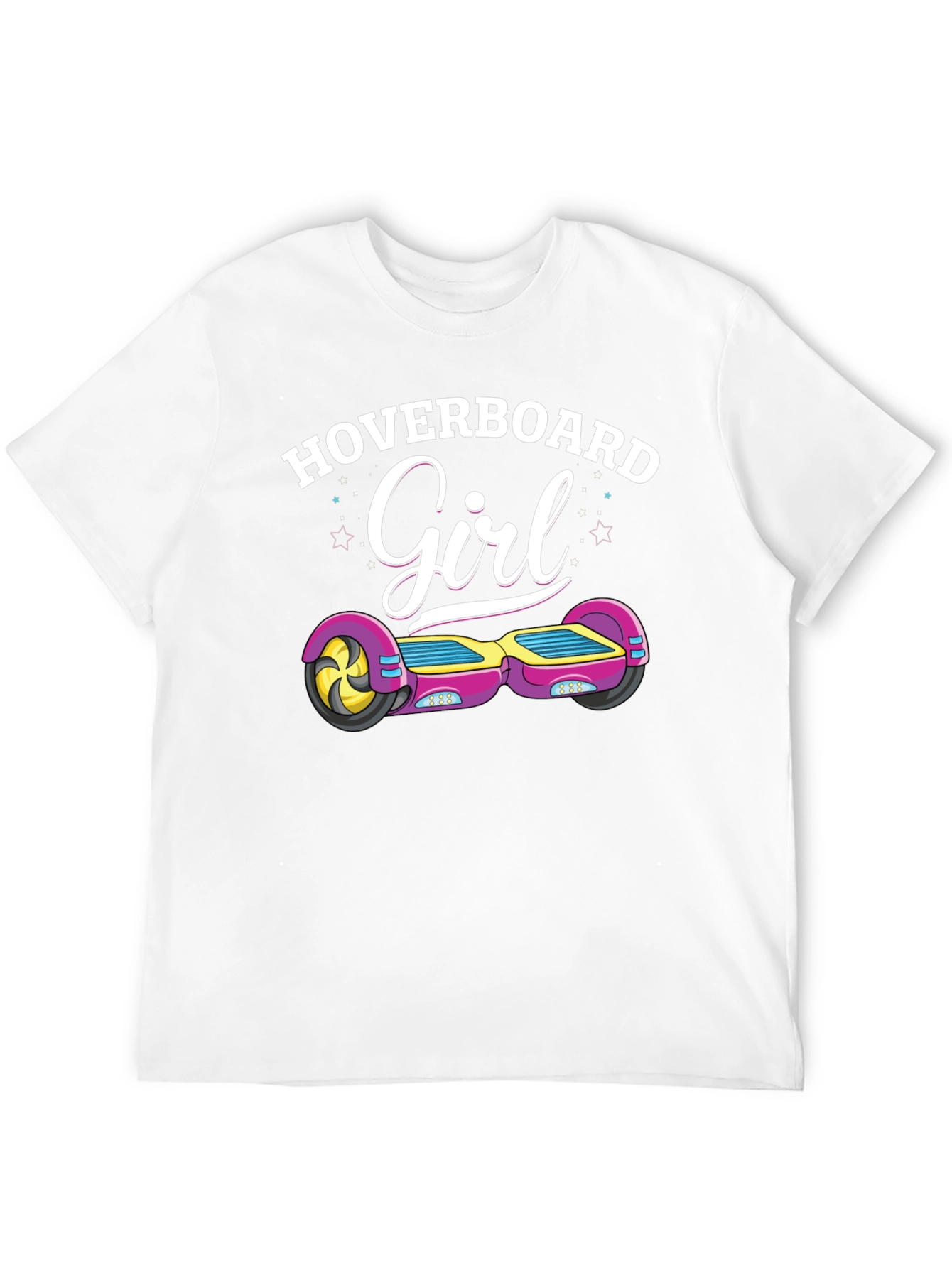 Black Hoverboard Girl T-Shirt view 12