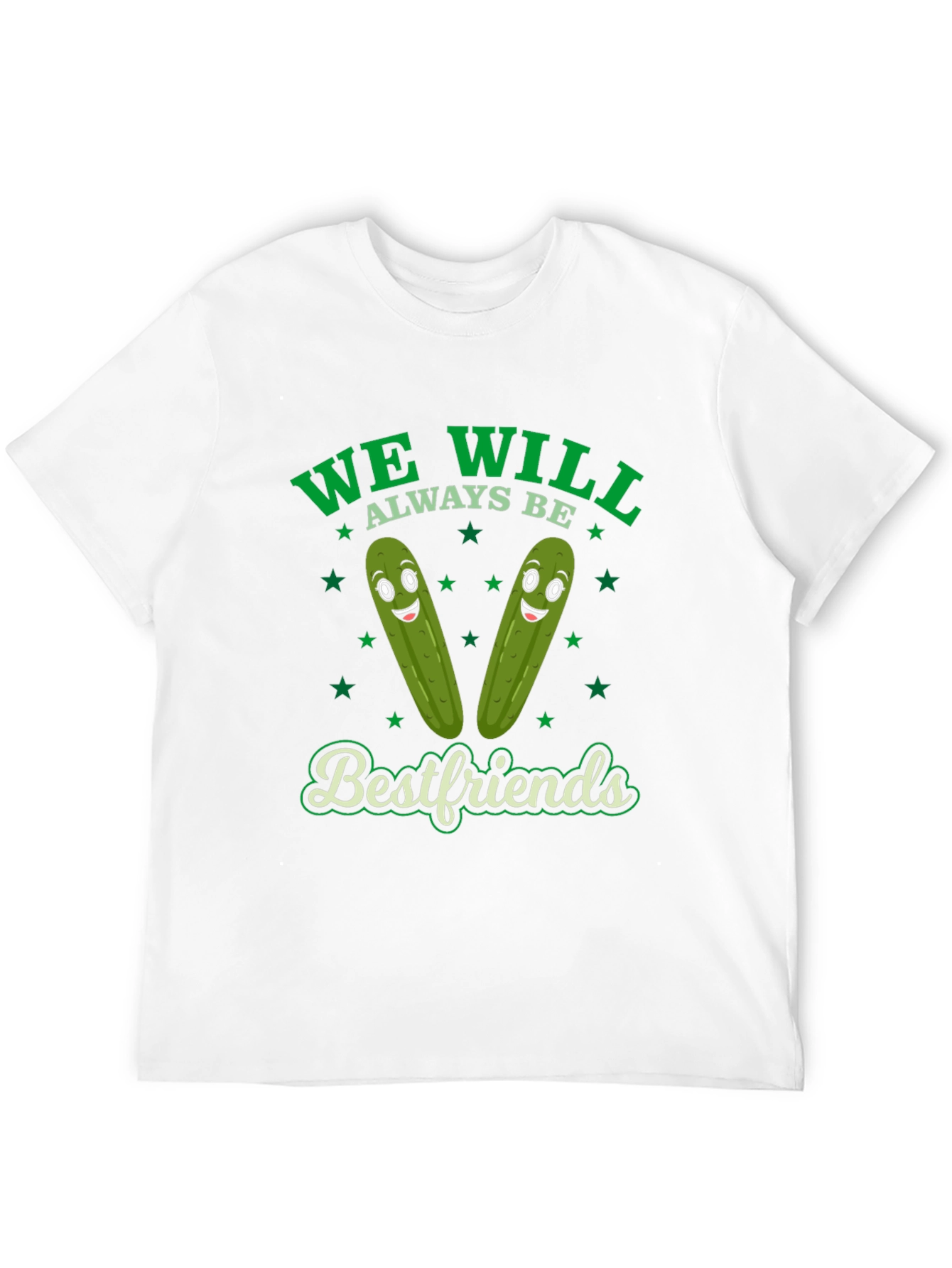 Black Funny Pickle Best Friends Graphic T-Shirt view 12