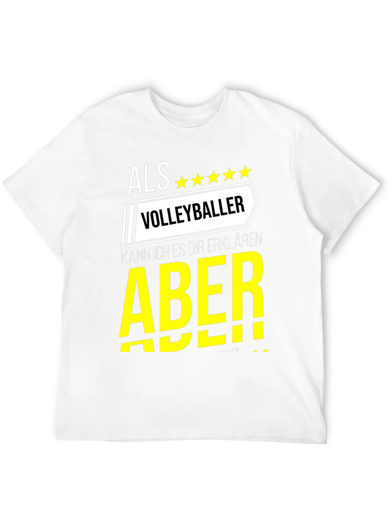 Black Volleyball Player T-Shirt - Als Volleyballer - Funny Sports Tee view 12