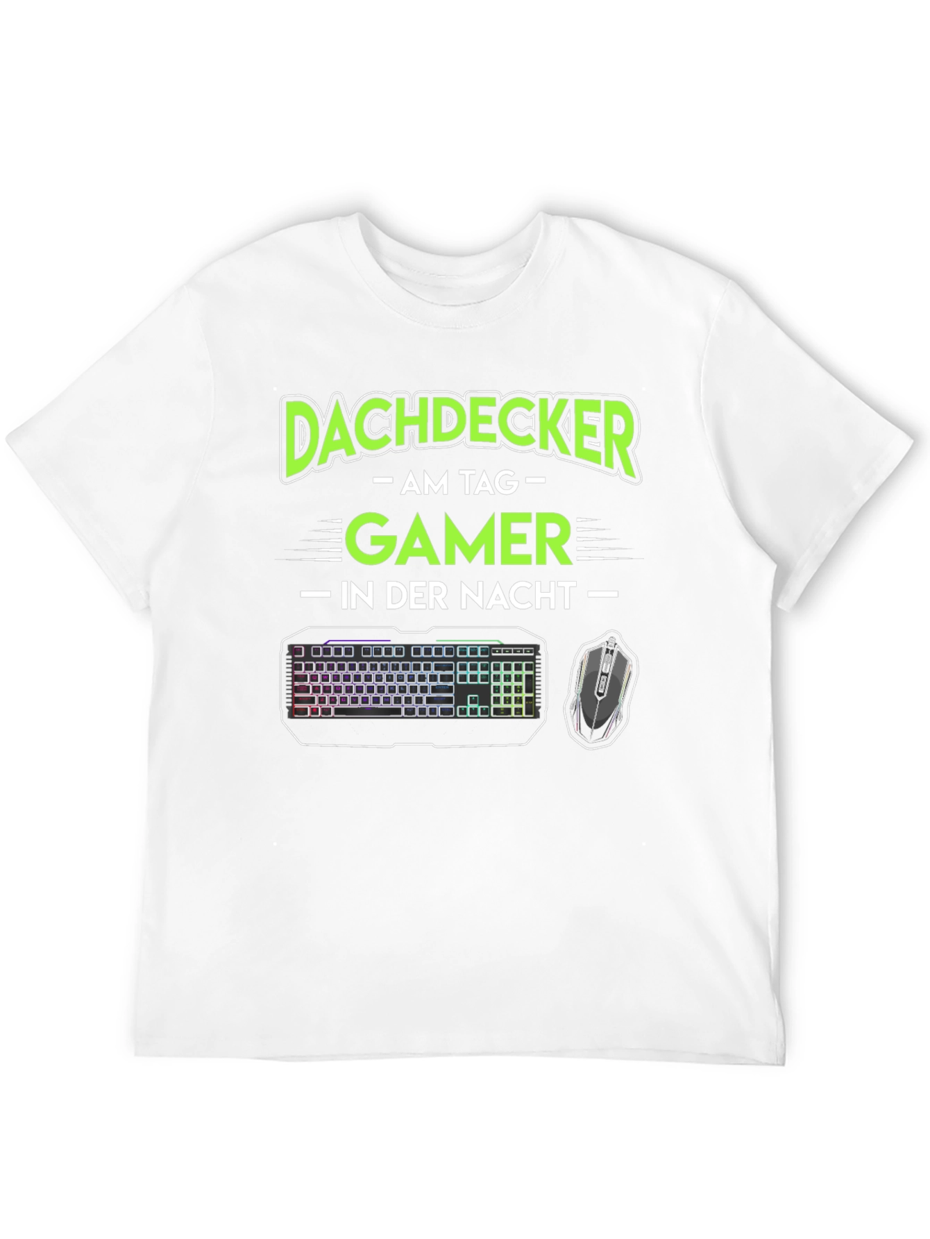 Black Dachdecker Gamer Black T-Shirt view 12