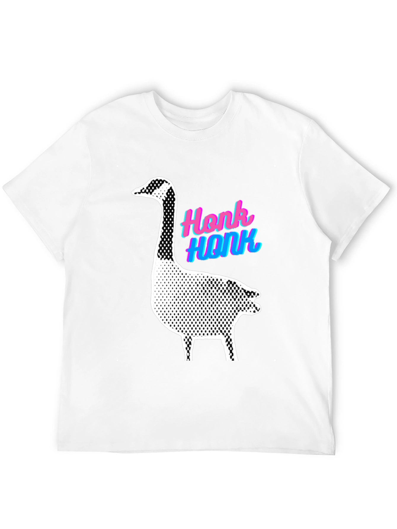 Black Honk Goose Graphic Tee - Quirky Animal Lover Shirt view 12