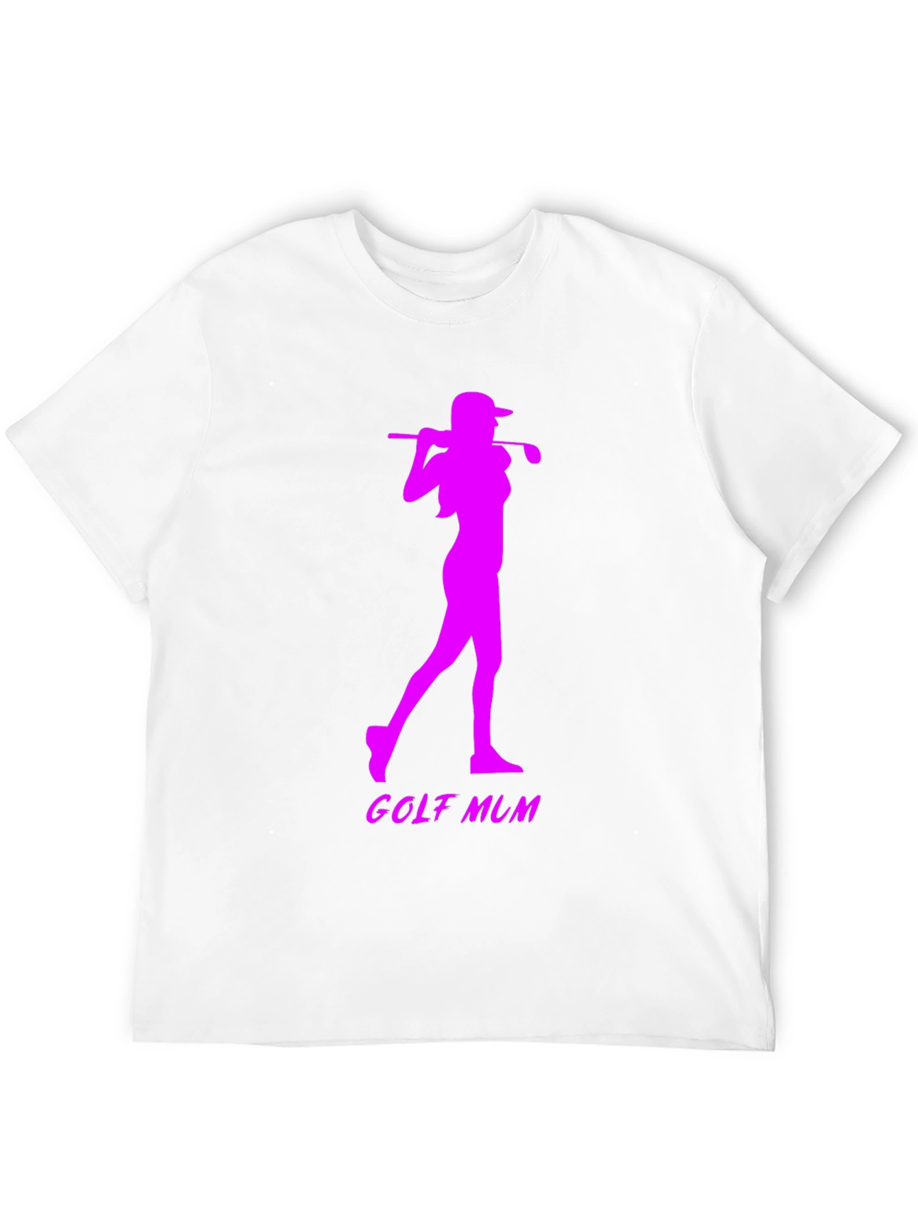 Black Golf Mum Black T-Shirt view 12