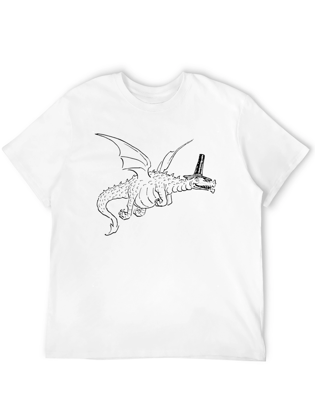 Black Dragon Wizard Black Tee view 12