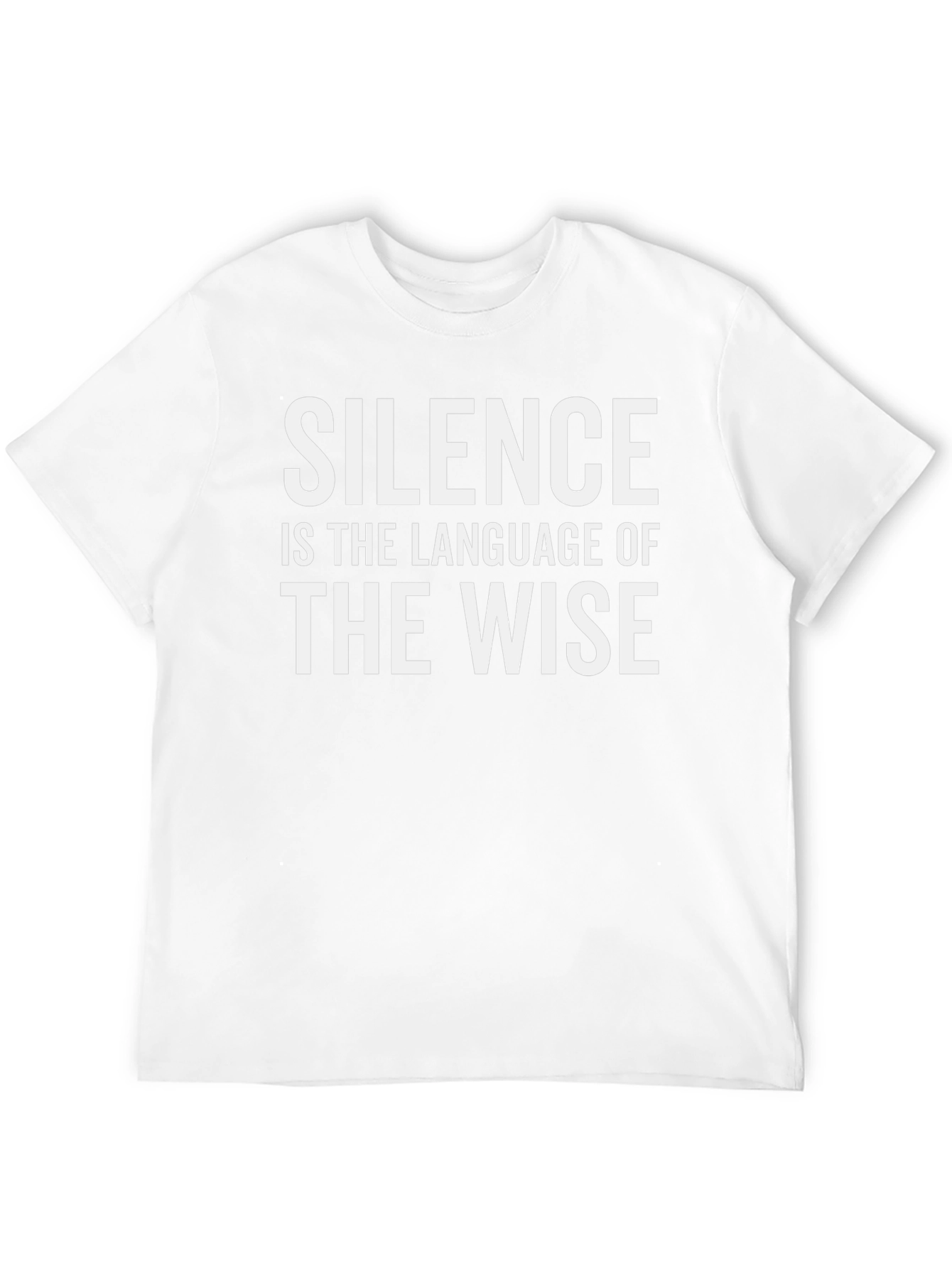 Black Silence Is The Language Of The Wise T-Shirt view 12