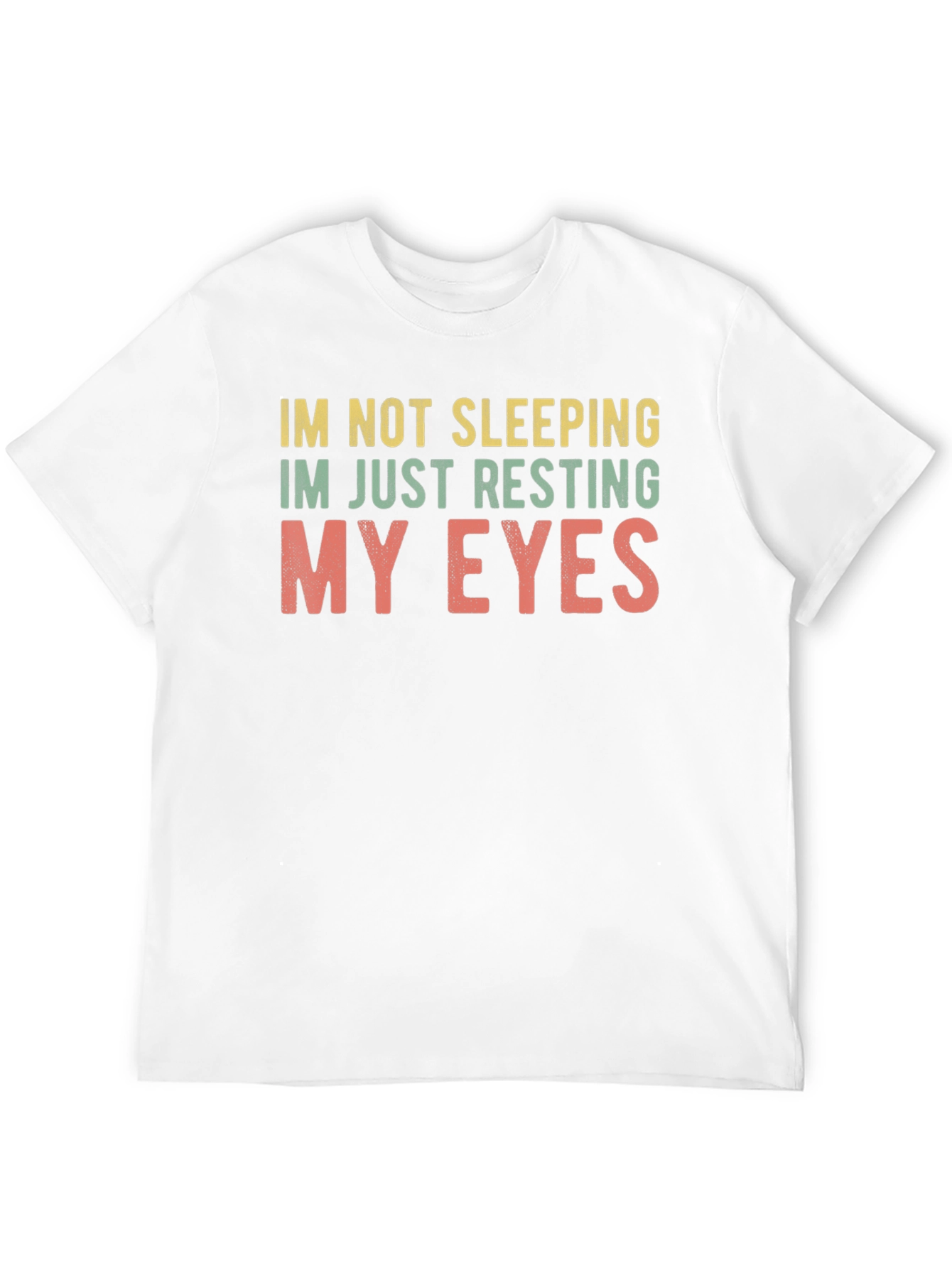 Black Resting My Eyes T-Shirt view 12