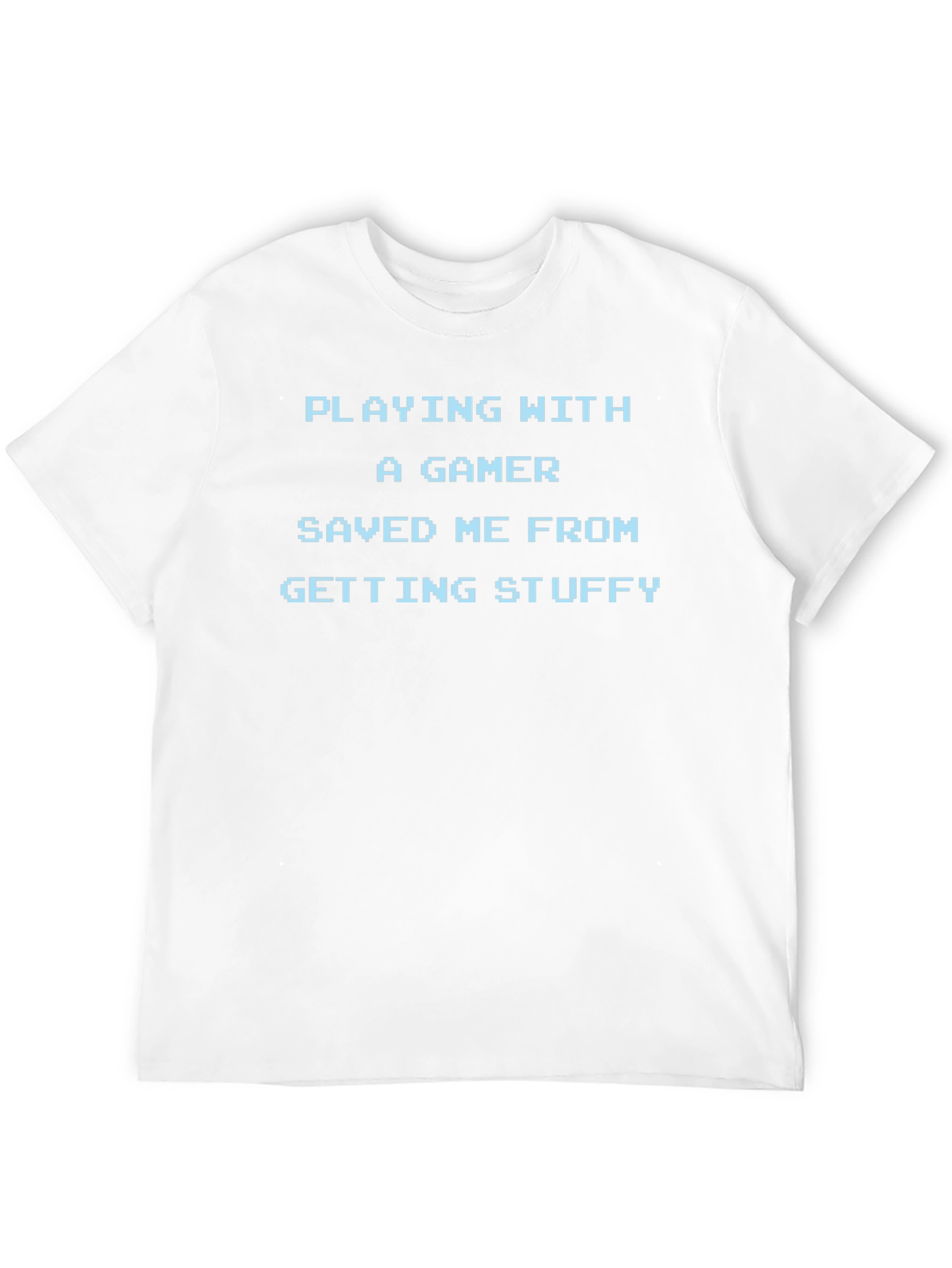 Black Playing With A Gamer Tee - Funny Slogan Shirt view 12