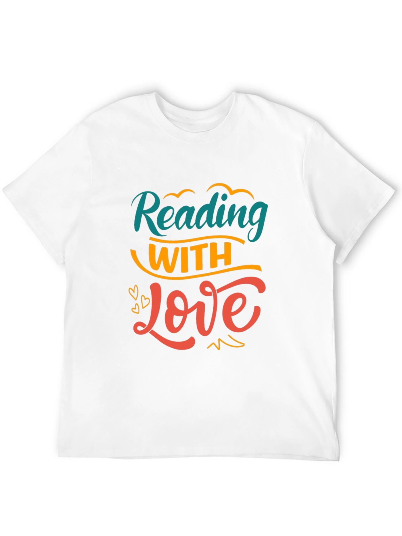 Black Reading with Love Graphic Tee view 12