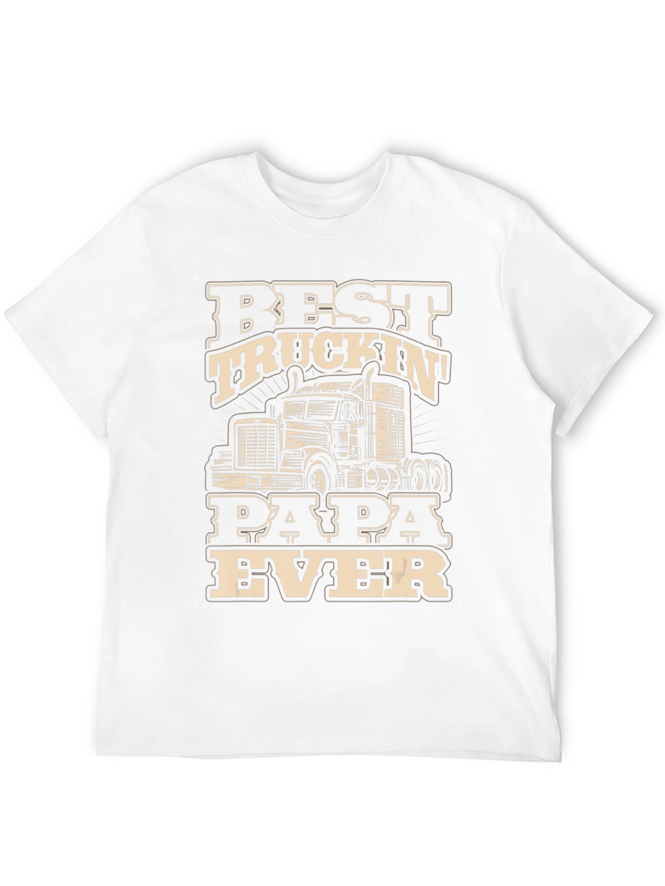 Black Best Truckin' Papa Ever T-Shirt view 12