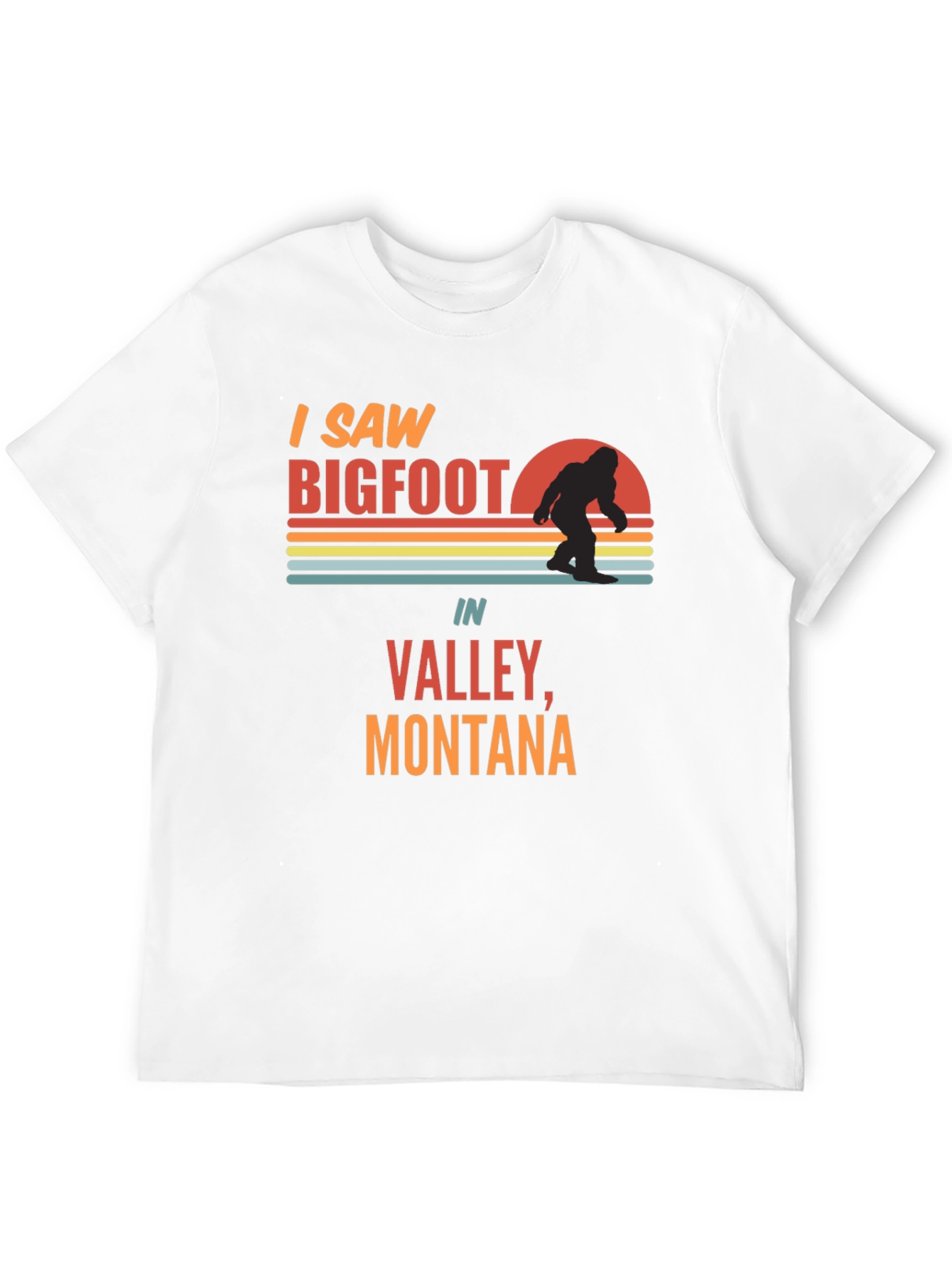 Black Bigfoot Valley Montana Tee view 12