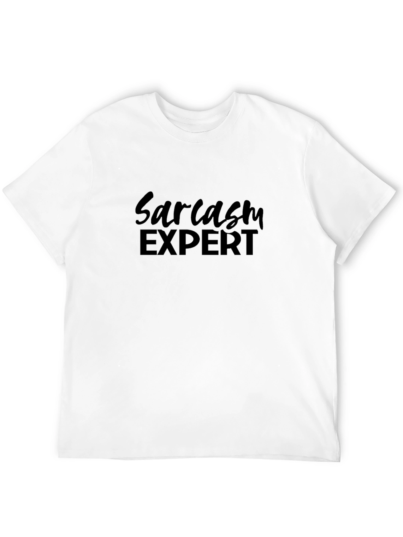 Sarcasm Expert Black T-Shirt - 12