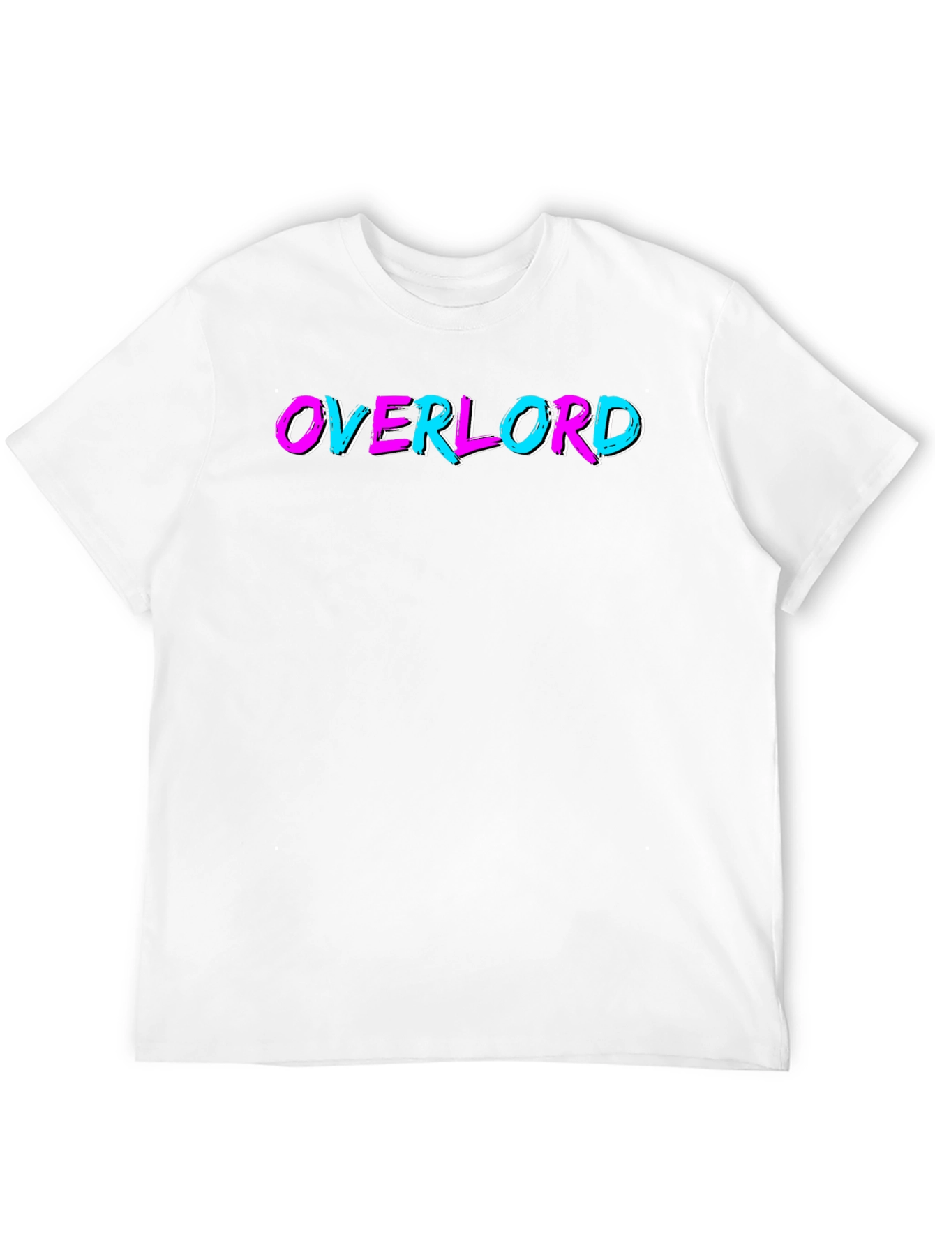 Black Overlord Graphic Tee - Black Cotton T-Shirt view 12