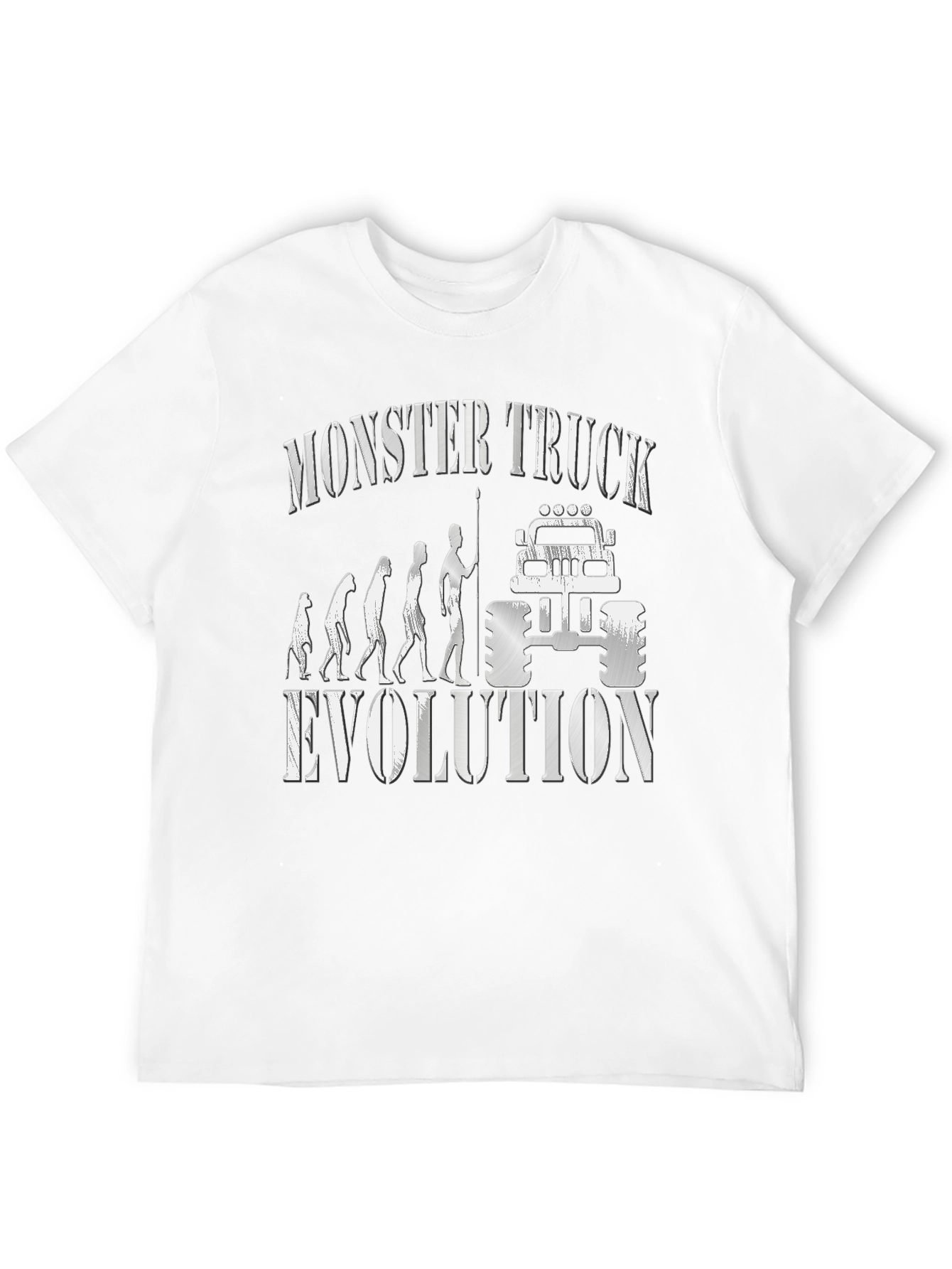Black Monster Truck Evolution Graphic Tee - Black view 12