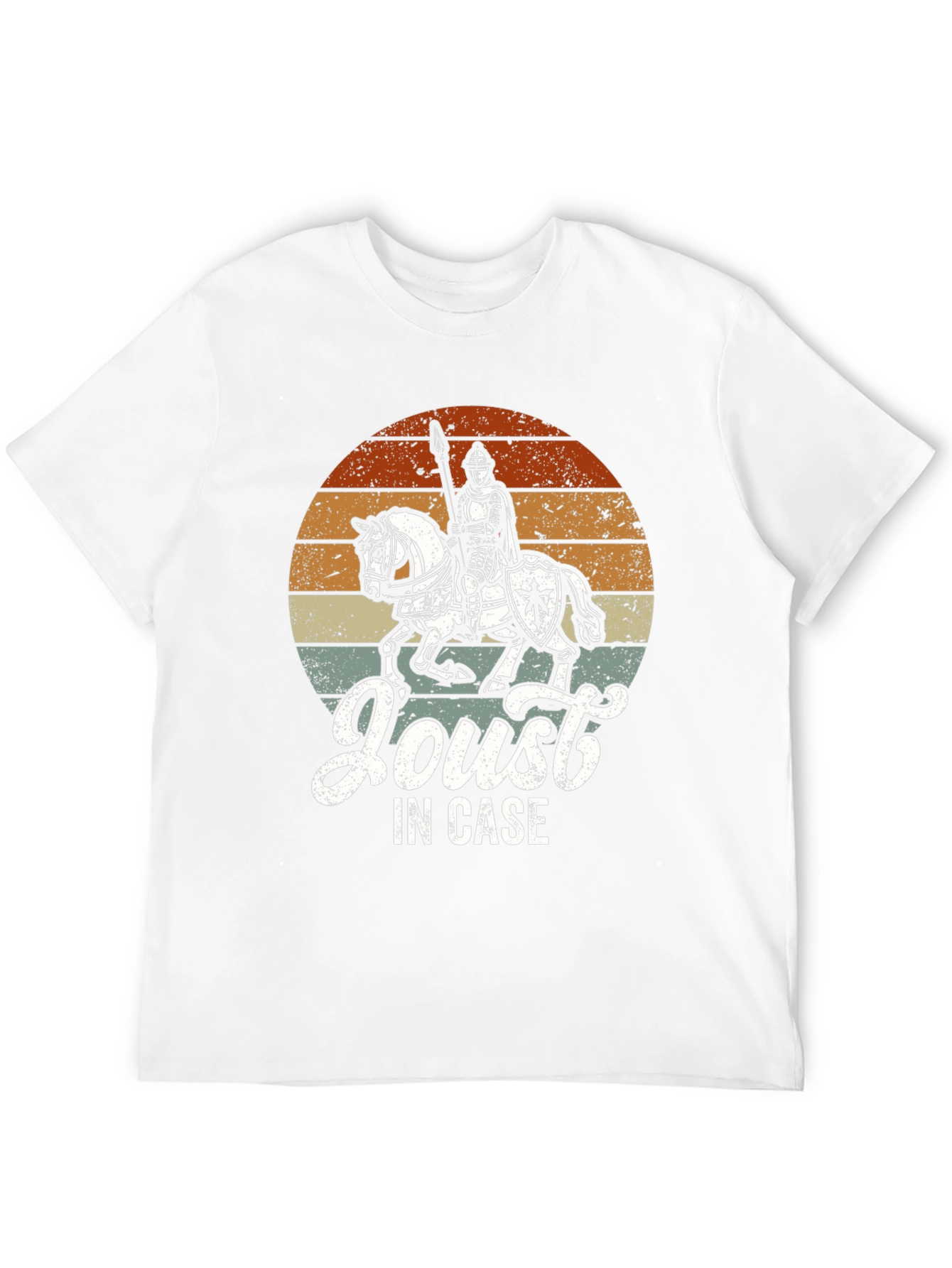 Medieval Knight "Joust In Case" Graphic T-Shirt - 12