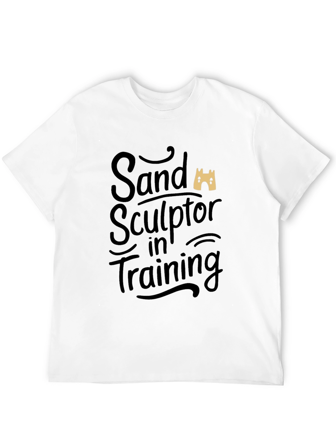 Black Sand Sculptor in Training Black T-Shirt view 12