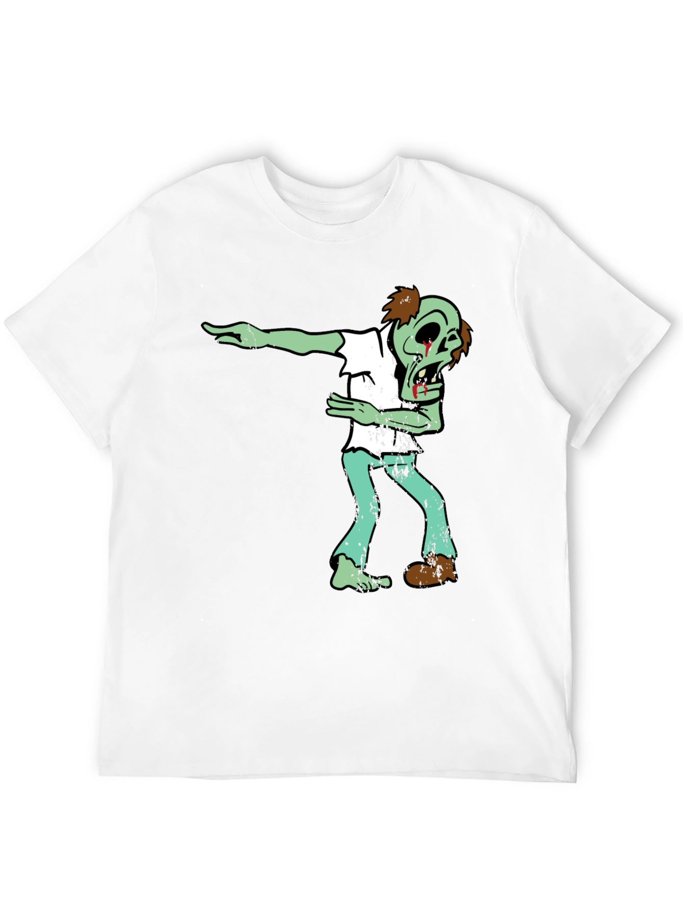 Black Zombie Dab Graphic Tee - Halloween Fun! view 12