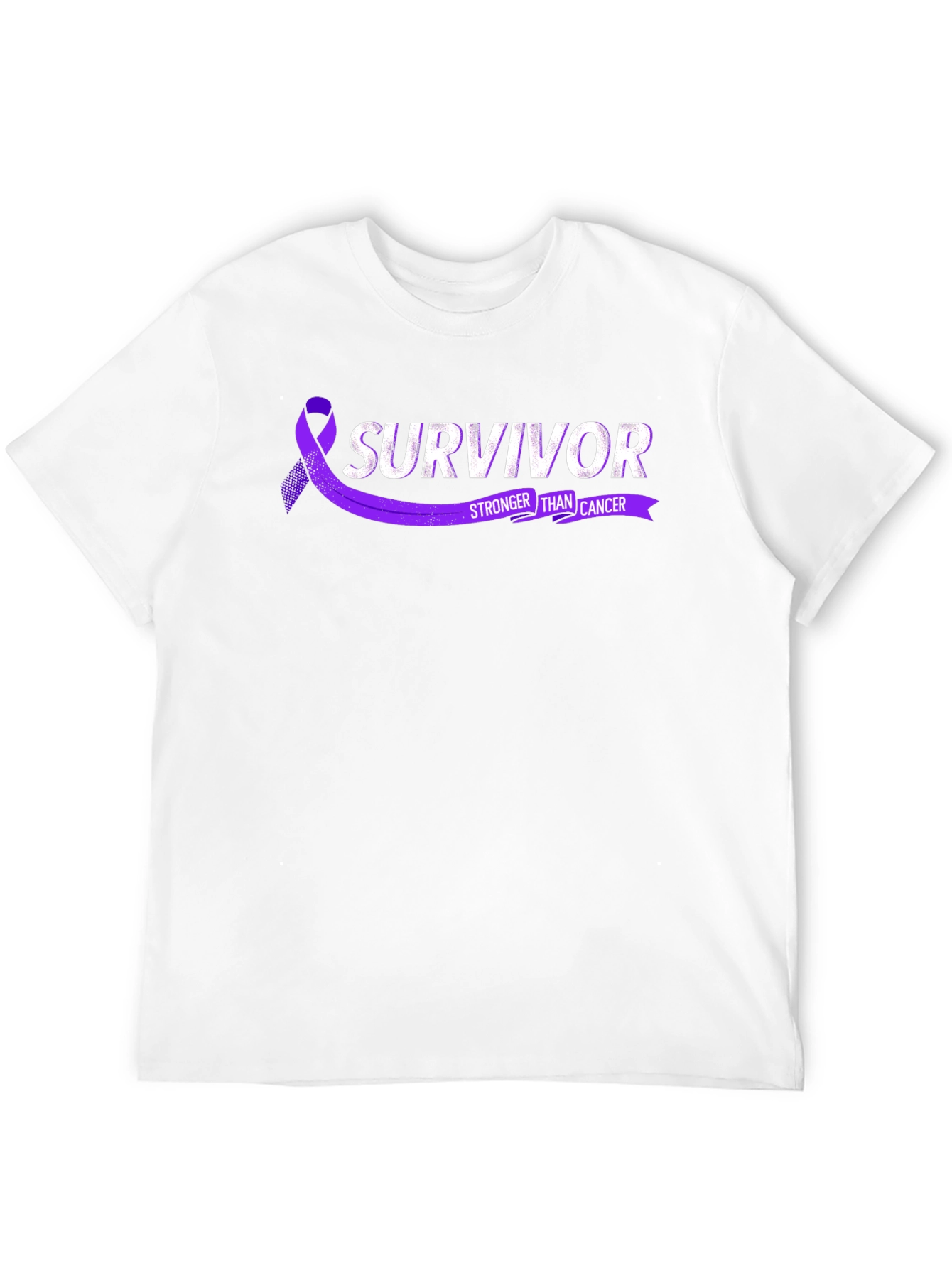 Black Survivor Stronger Than Cancer Awareness T-Shirt view 12