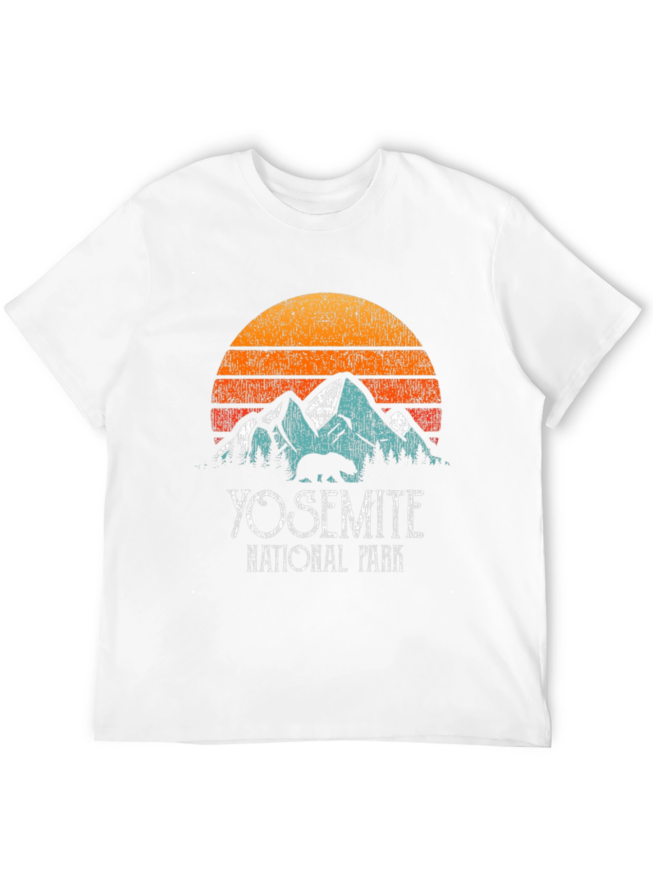 Black Yosemite National Park Vintage Graphic T-Shirt view 12