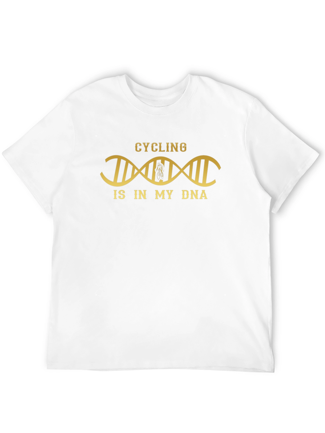 Black Cycling DNA Graphic Tee - Black Cotton T-Shirt view 12