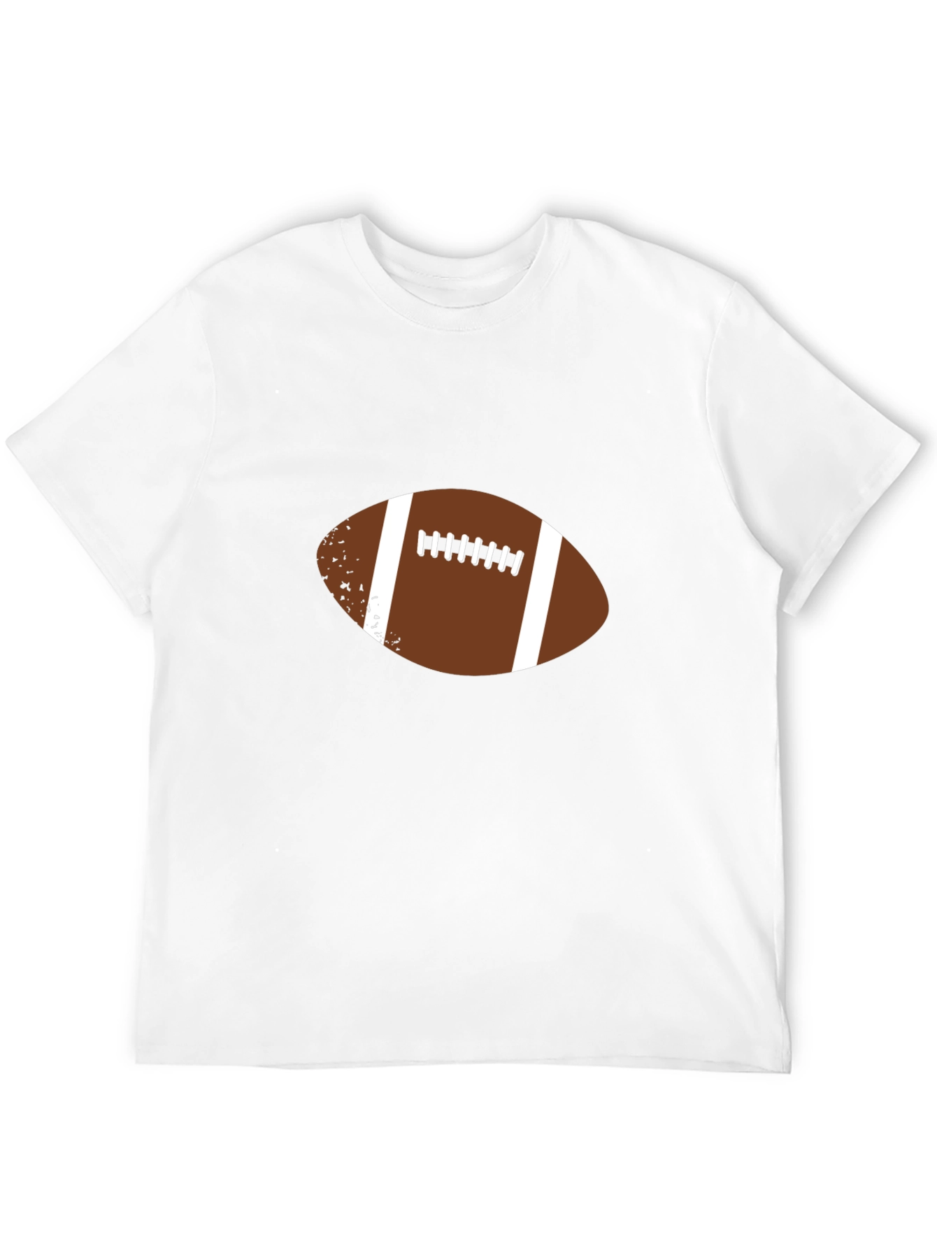 Black Football Graphic Tee - Classic Sports Style view 12