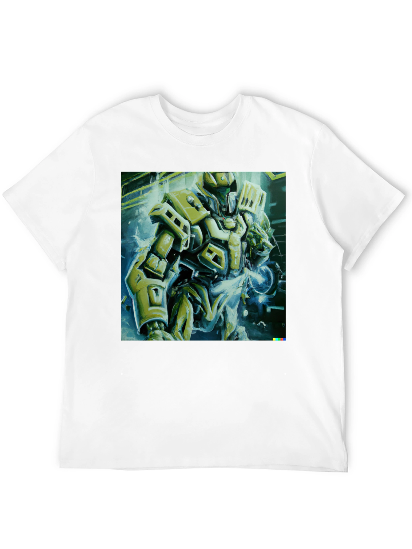 Black Sci-Fi Robot Graphic T-Shirt - Modern Streetwear Tee view 12