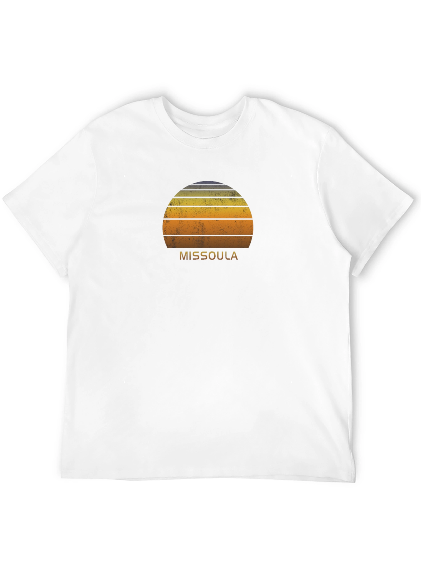 Black Missoula Retro Sunset T-Shirt view 12