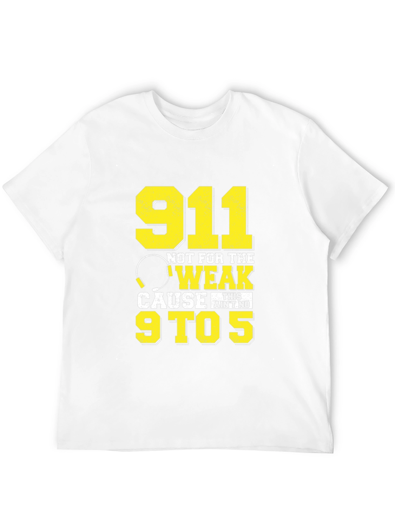 Black 911 Dispatcher Not For The Weak Graphic T-Shirt view 12