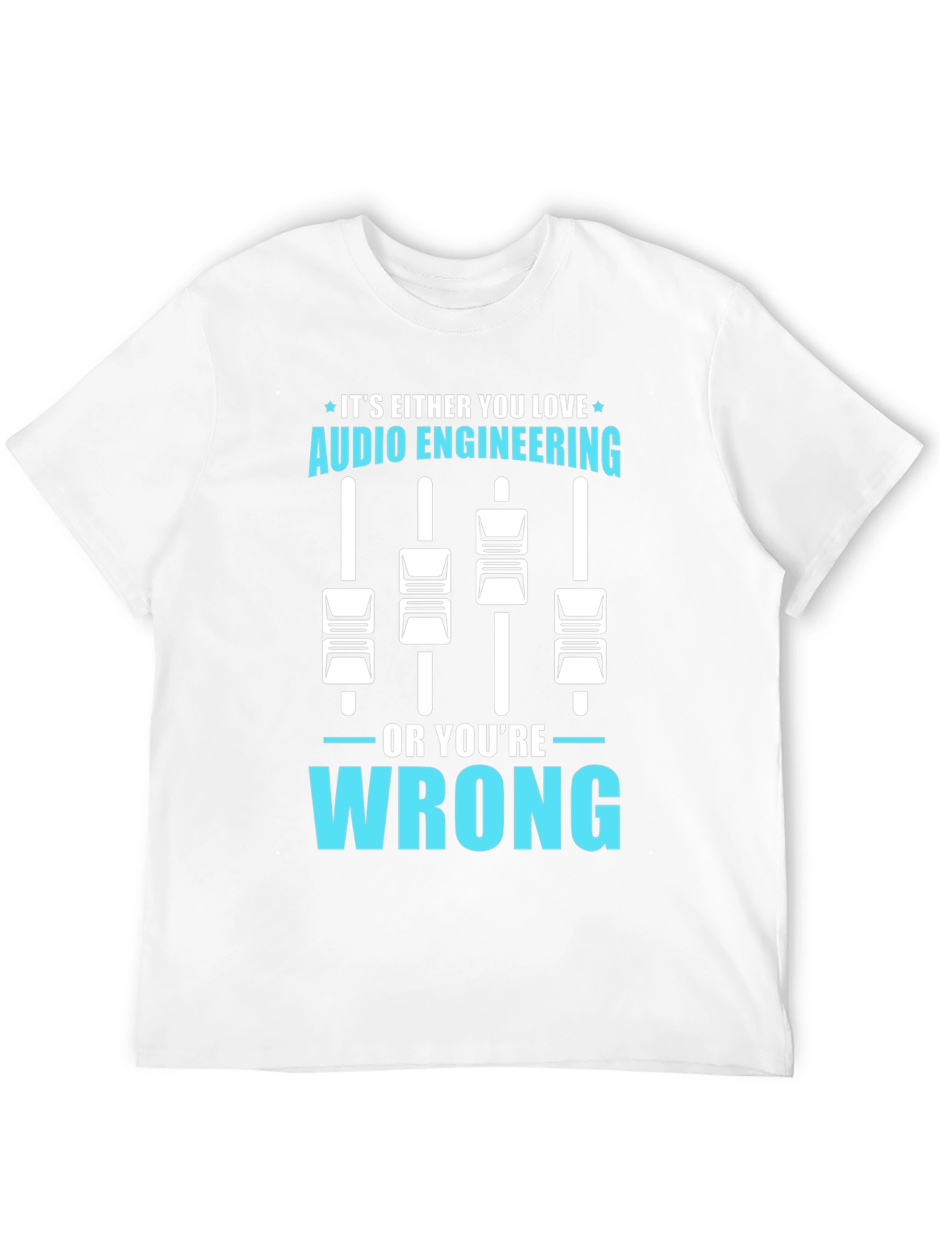 Black Audio Engineering T-Shirt - Funny Music Producer Gift view 12