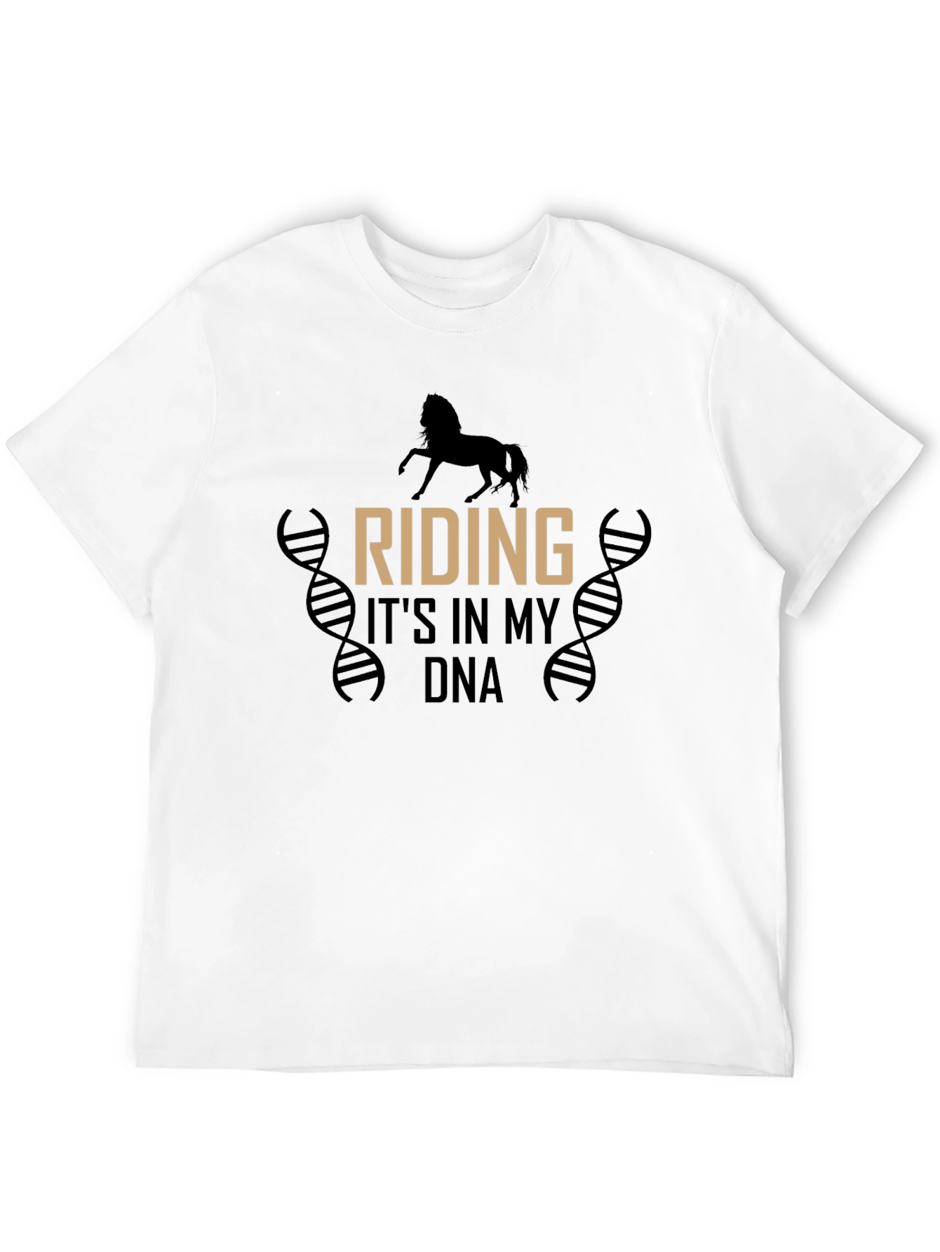 Black Riding It's in My DNA Black T-Shirt view 12
