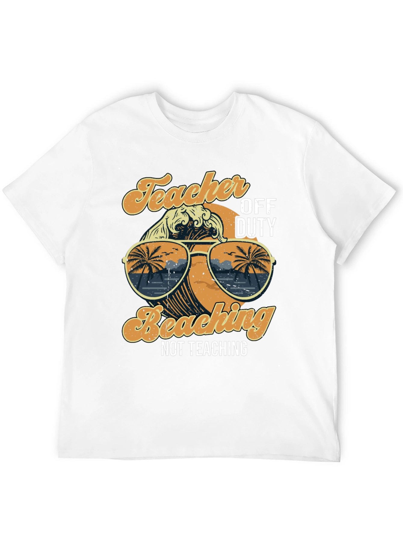 Black Teacher Off Duty Beaching T-Shirt view 12