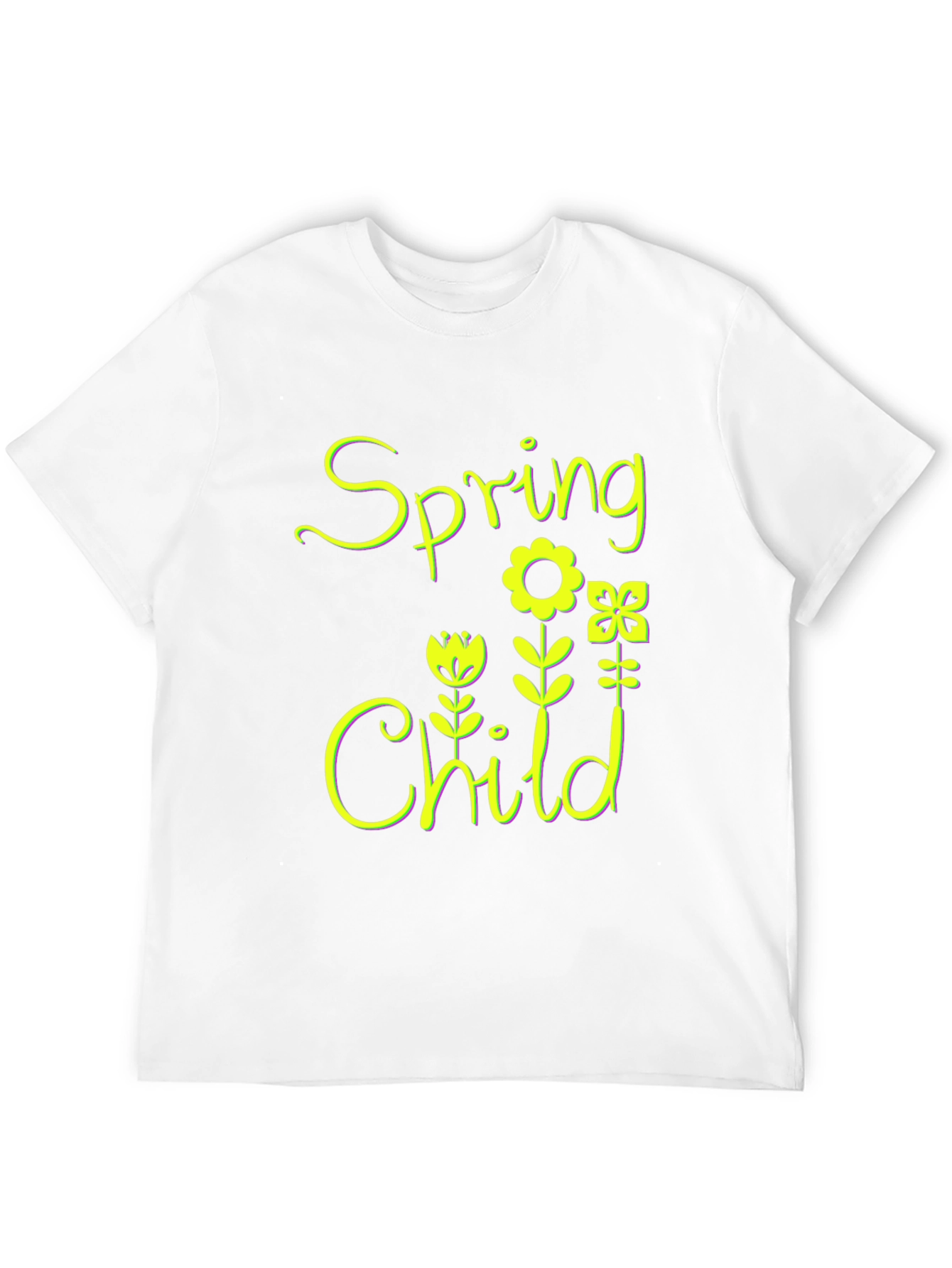 Black Spring Child Floral Black T-Shirt view 12