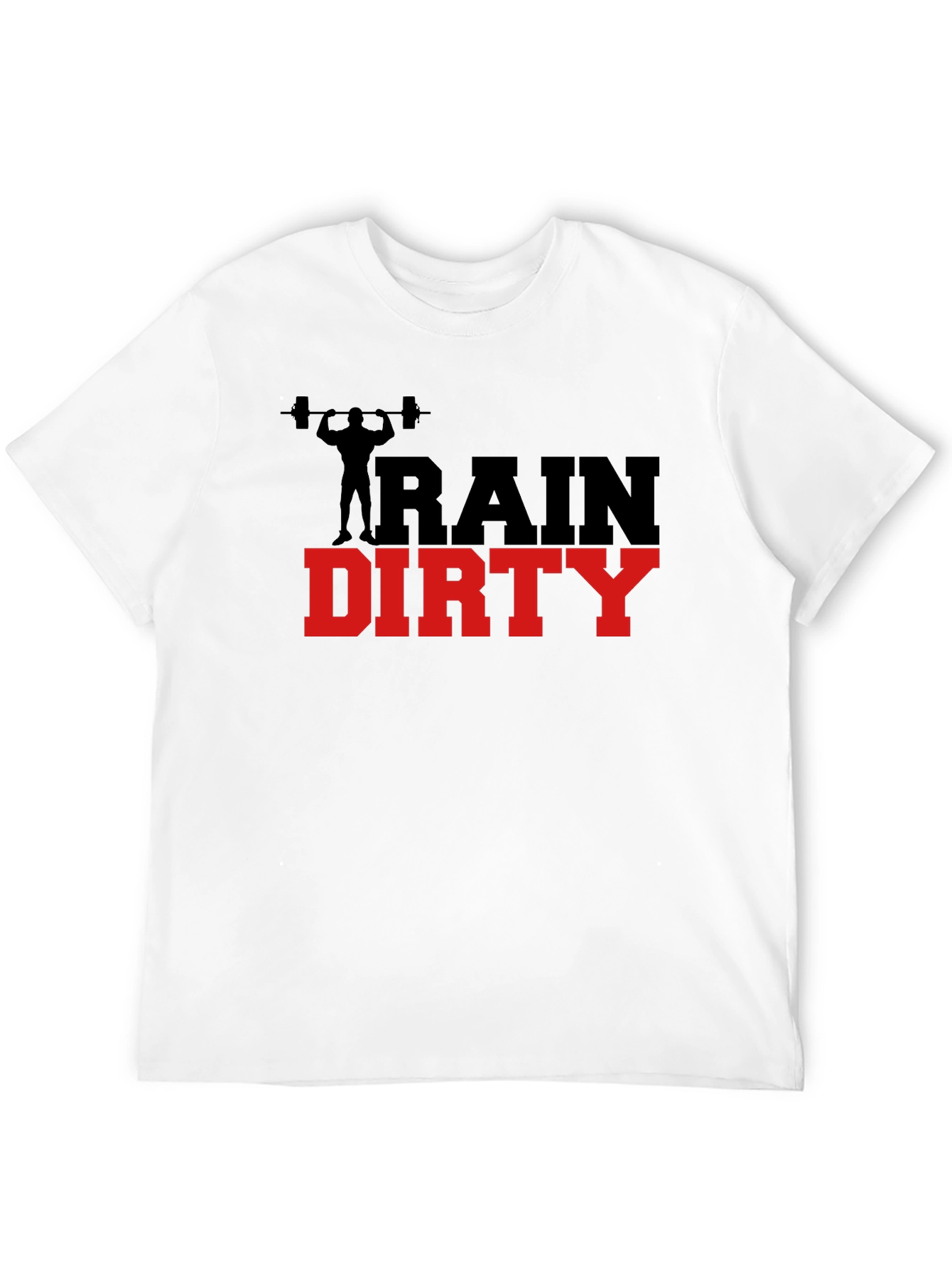Black Train Dirty Graphic Tee - Fitness Apparel view 12