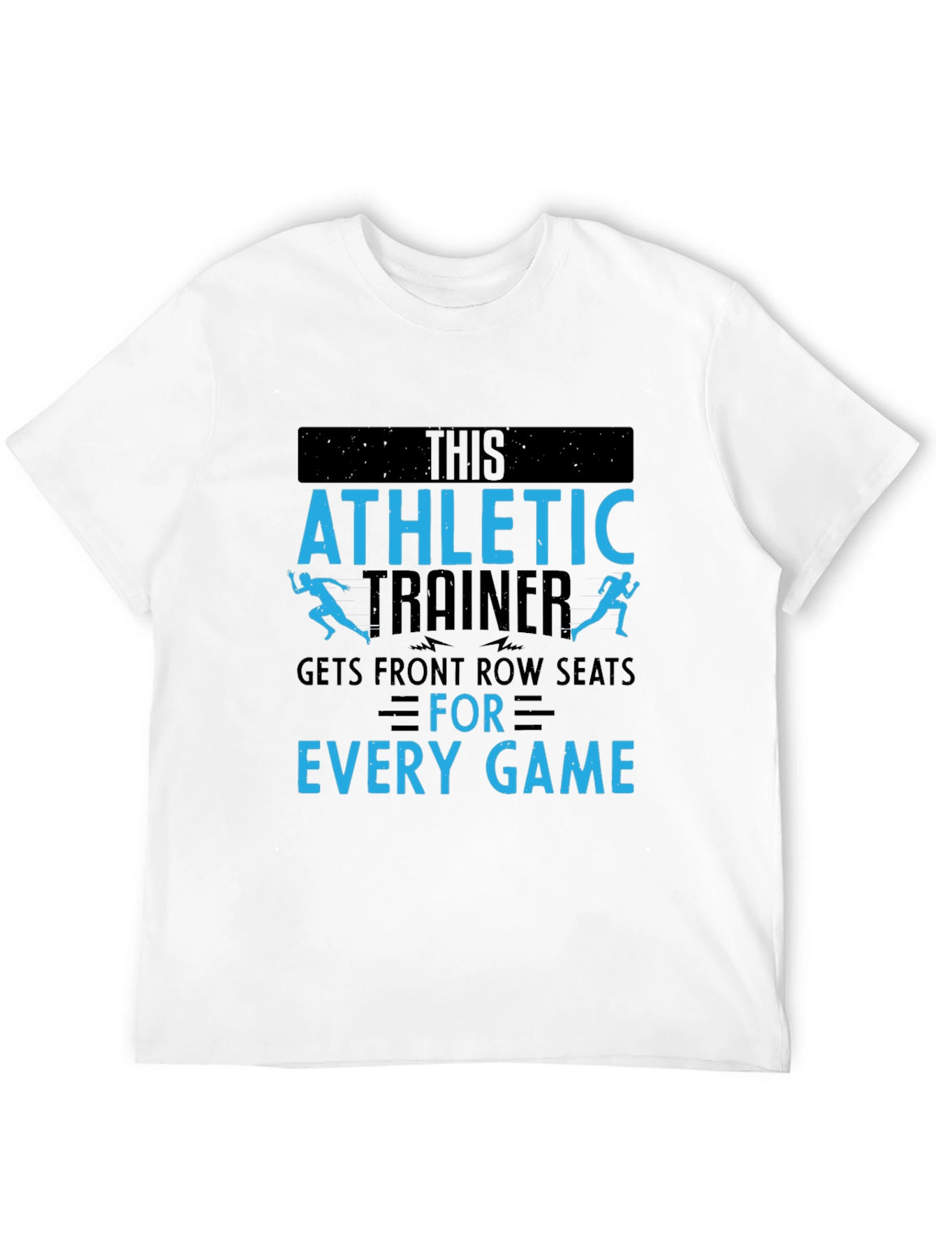 Black Athletic Trainer T-Shirt - Front Row Seats view 12