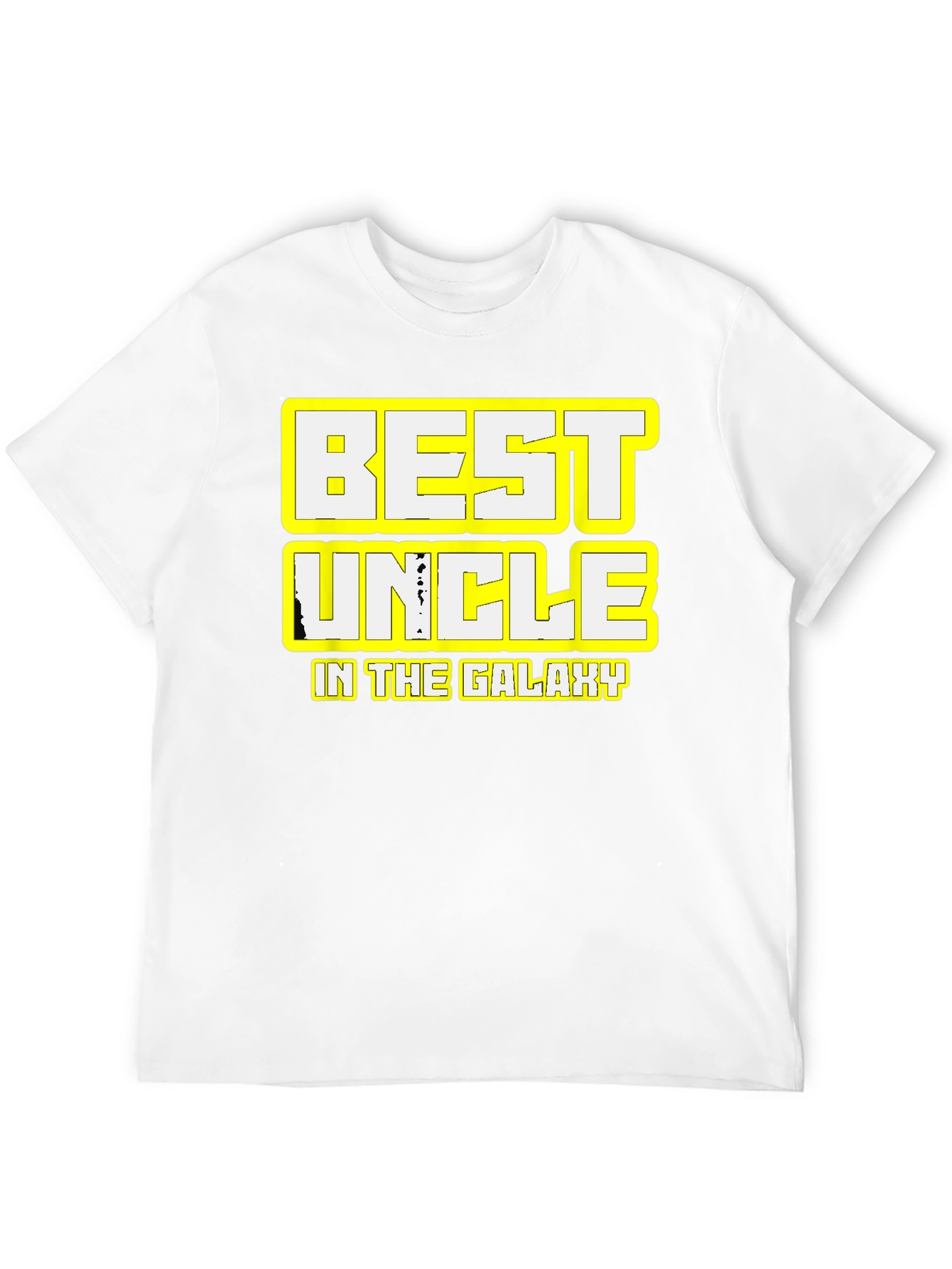 Black Best Uncle in the Galaxy T-Shirt view 12