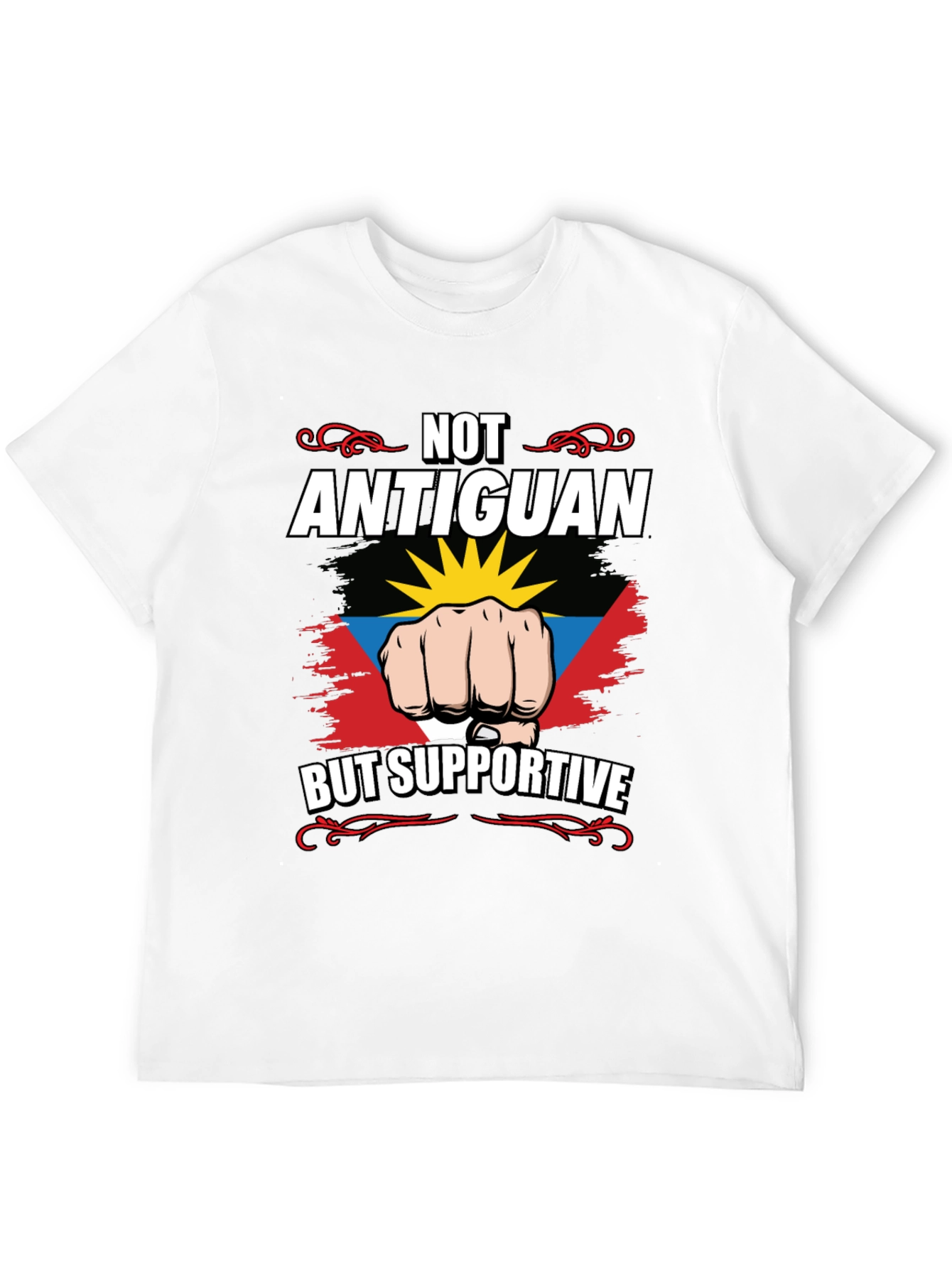 Antiguan Supportive Graphic T-Shirt - 12