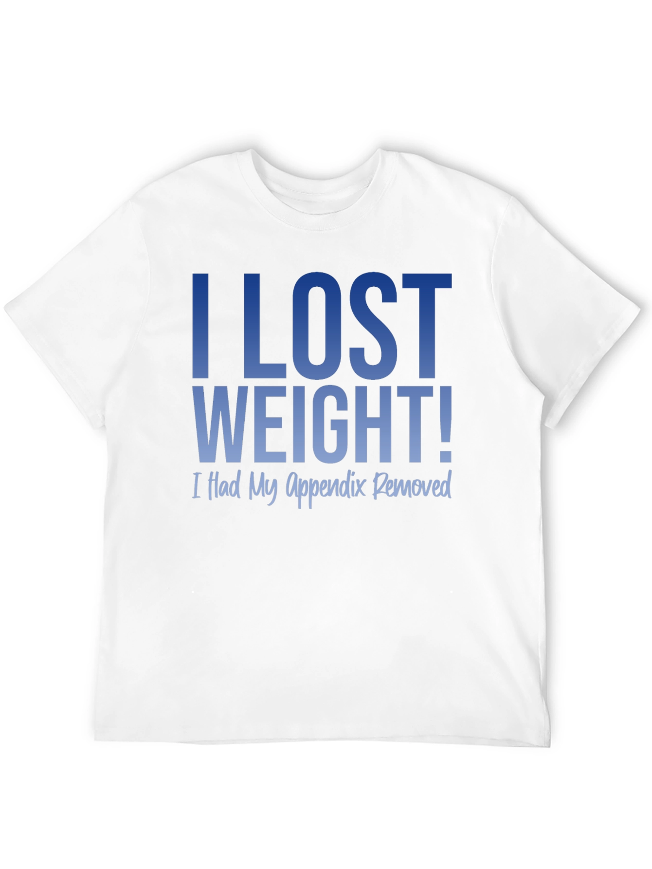 Black Funny Weight Loss T-Shirt - I Lost Weight! view 12