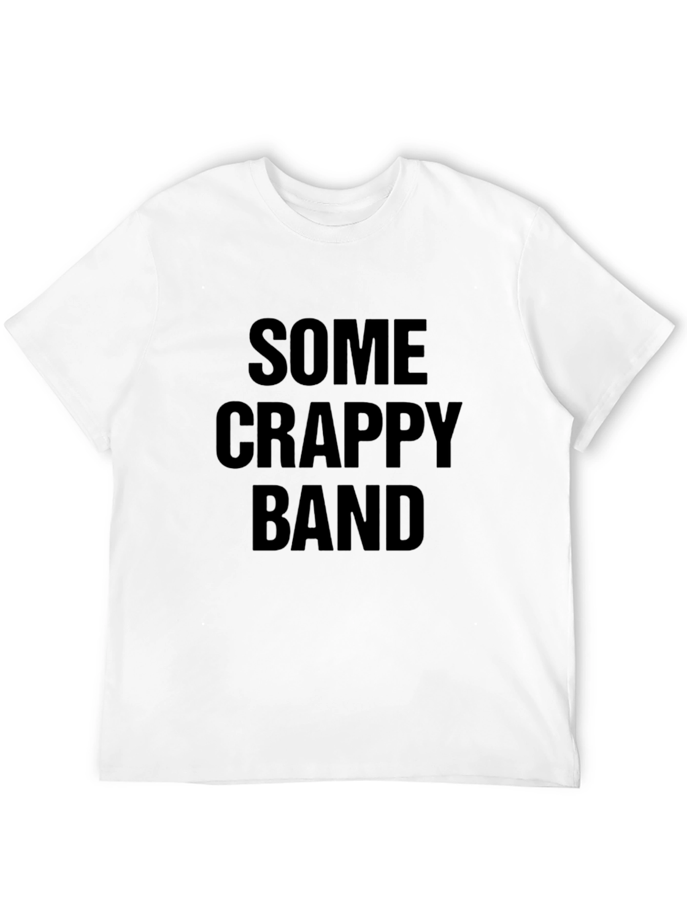 Black Some Crappy Band Black T-Shirt - Men's Graphic Tee view 12