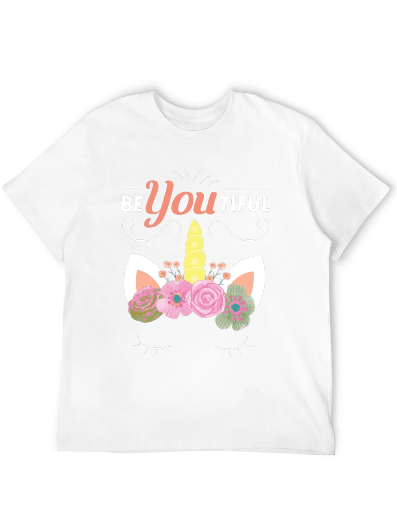 BeYOUtiful Unicorn Graphic Tee - Black - 12