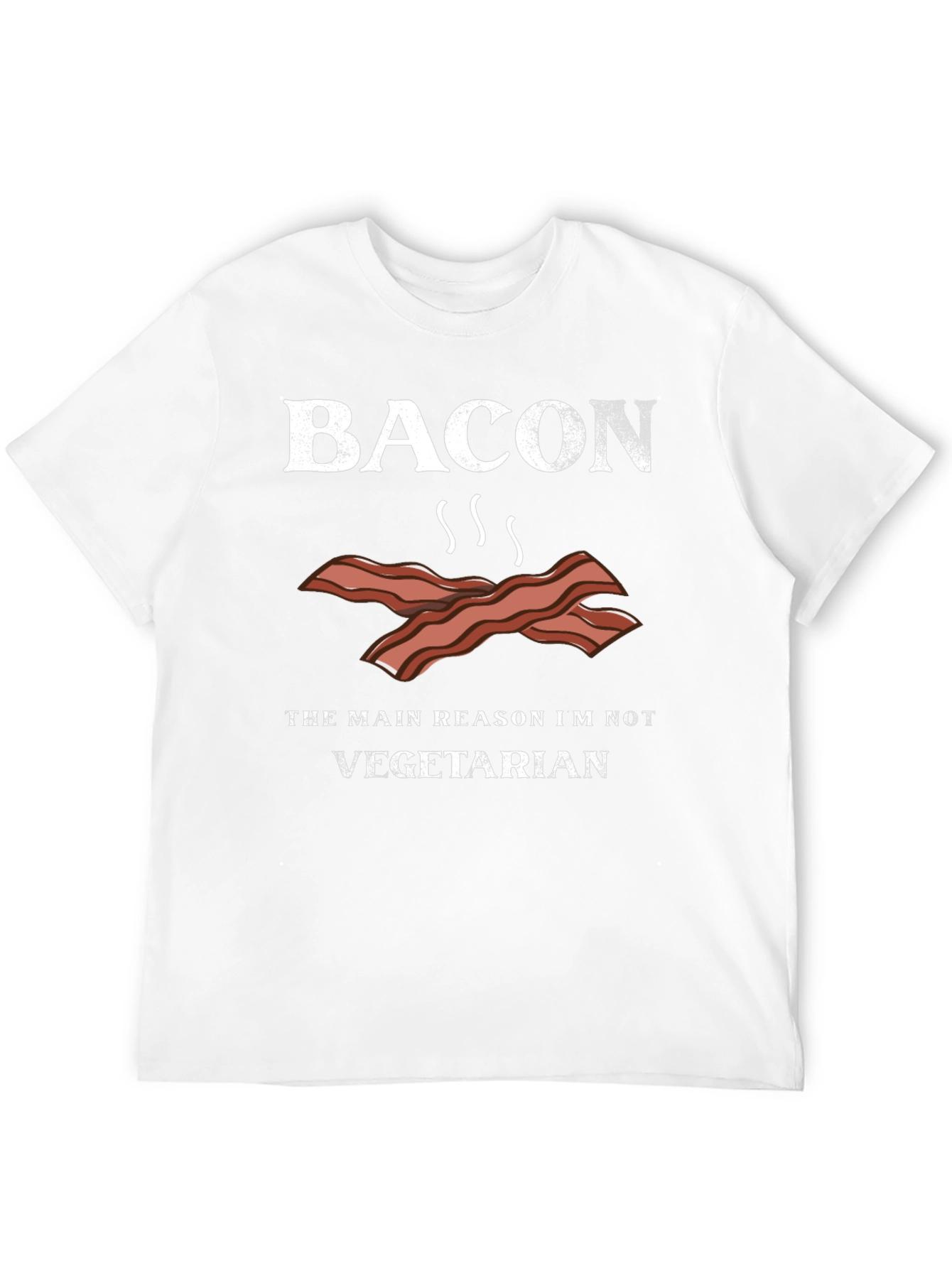 Black Bacon Lover T-Shirt: The Main Reason I'm Not Vegetarian view 12