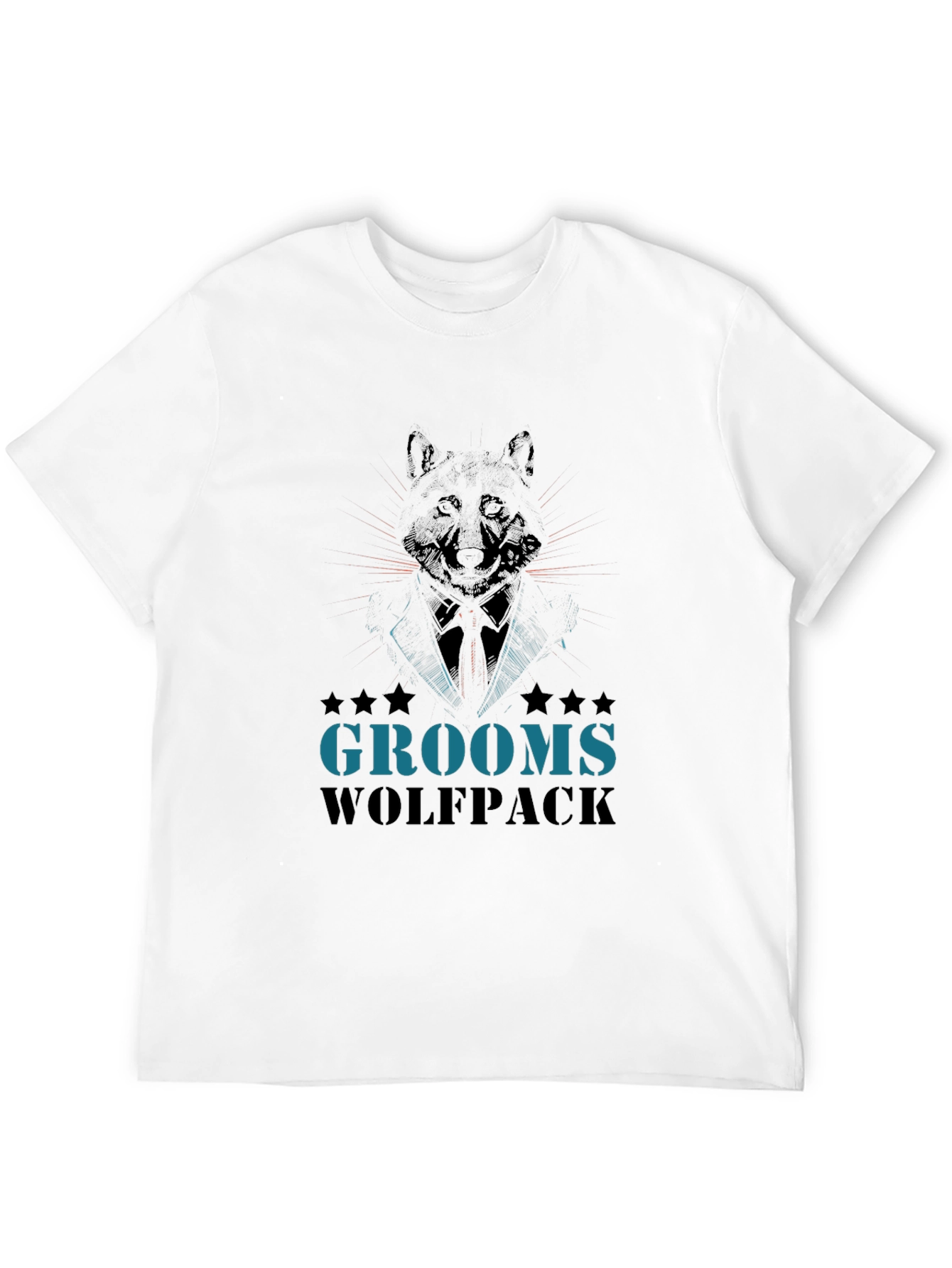 Black Grooms Wolfpack Graphic T-Shirt view 12