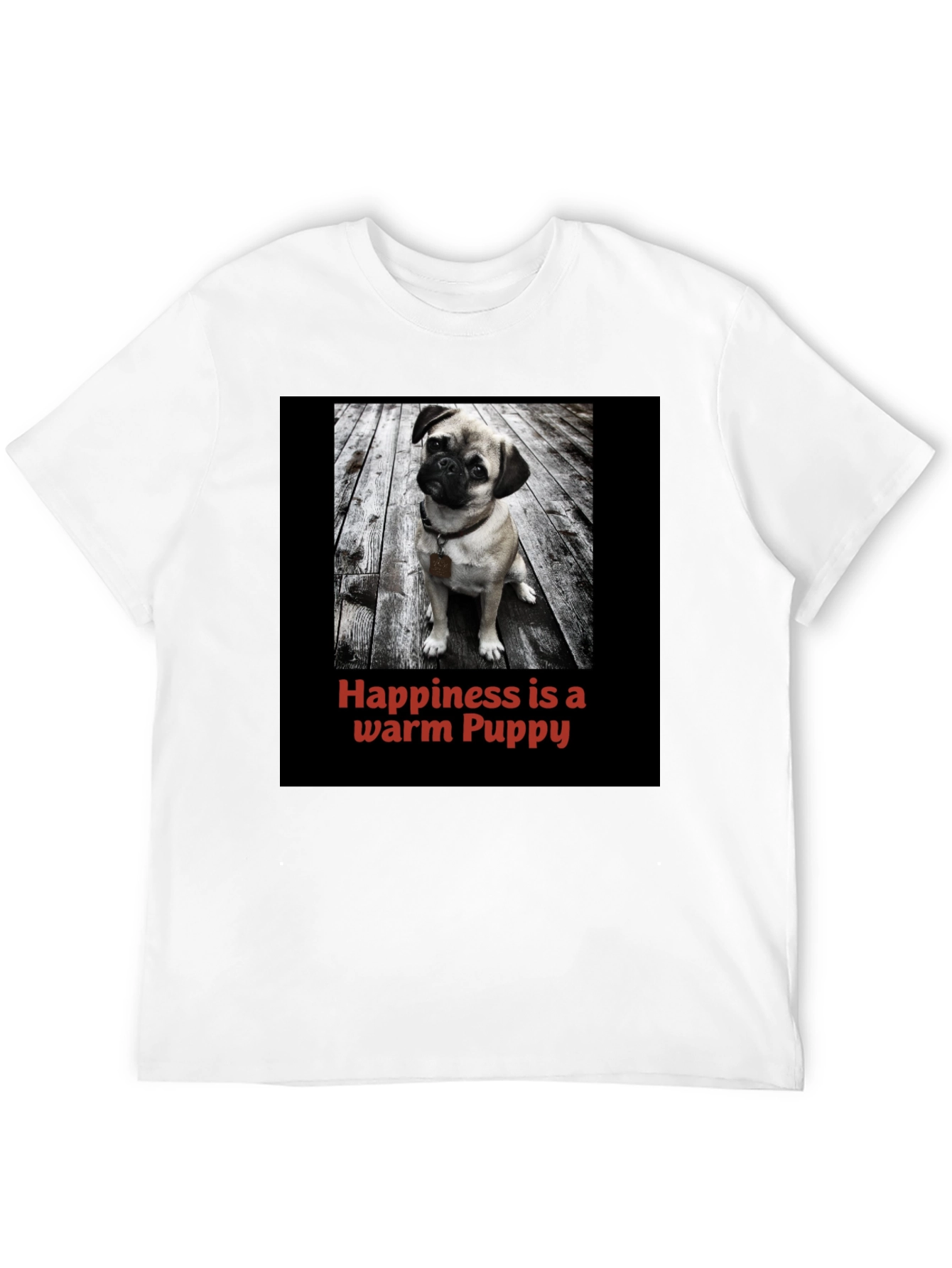 Black Happiness is a Warm Puppy T-Shirt view 12