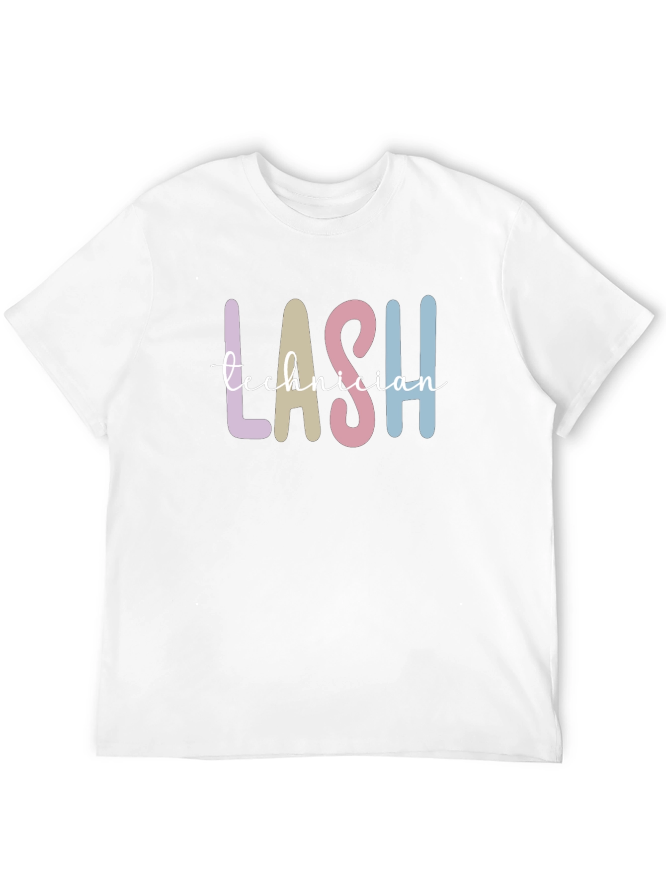 Black Lash Technician Graphic T-Shirt - Stylish Eyelash Extension Tee view 12