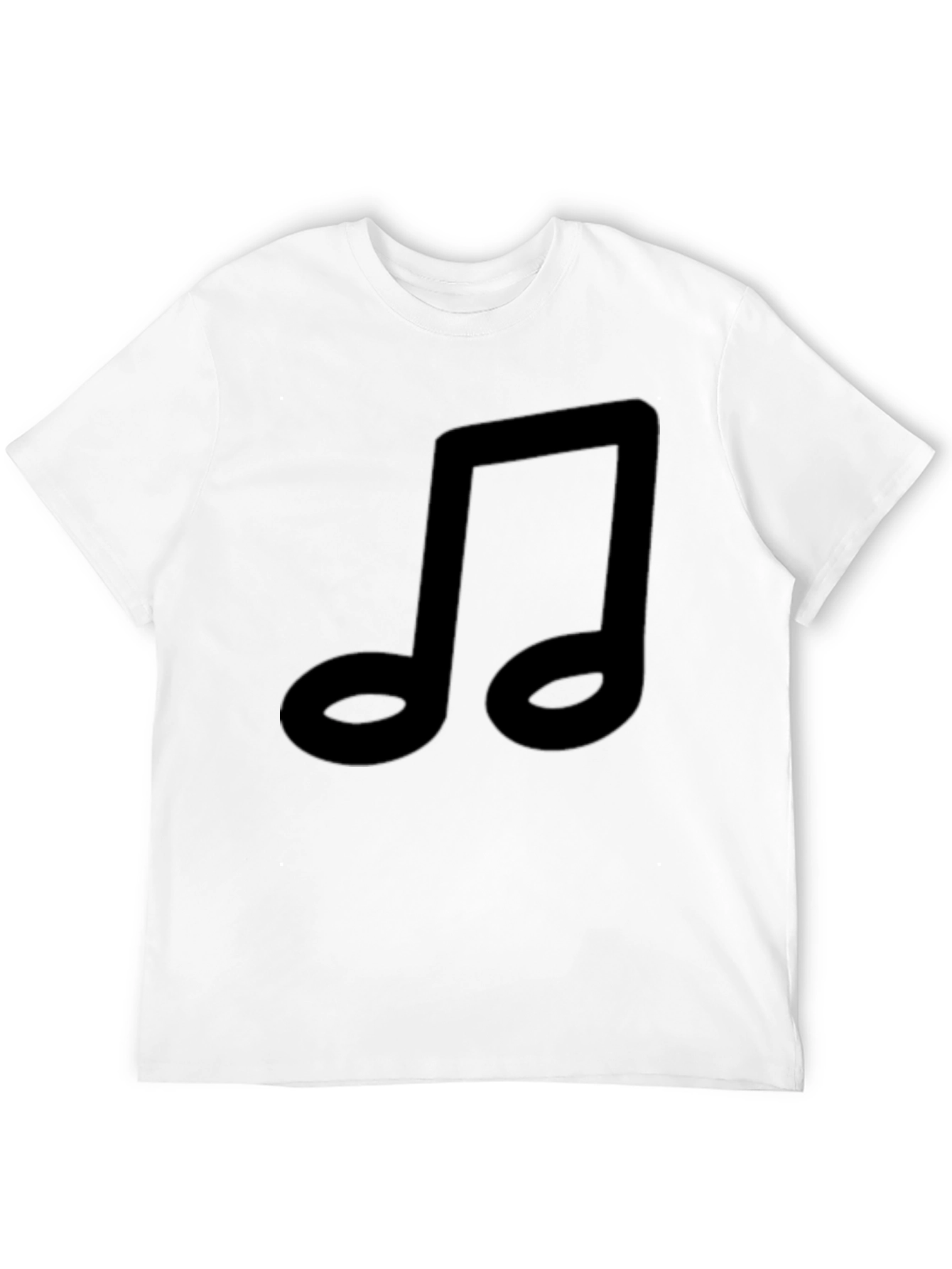 Black Music Note Graphic Black T-Shirt view 12
