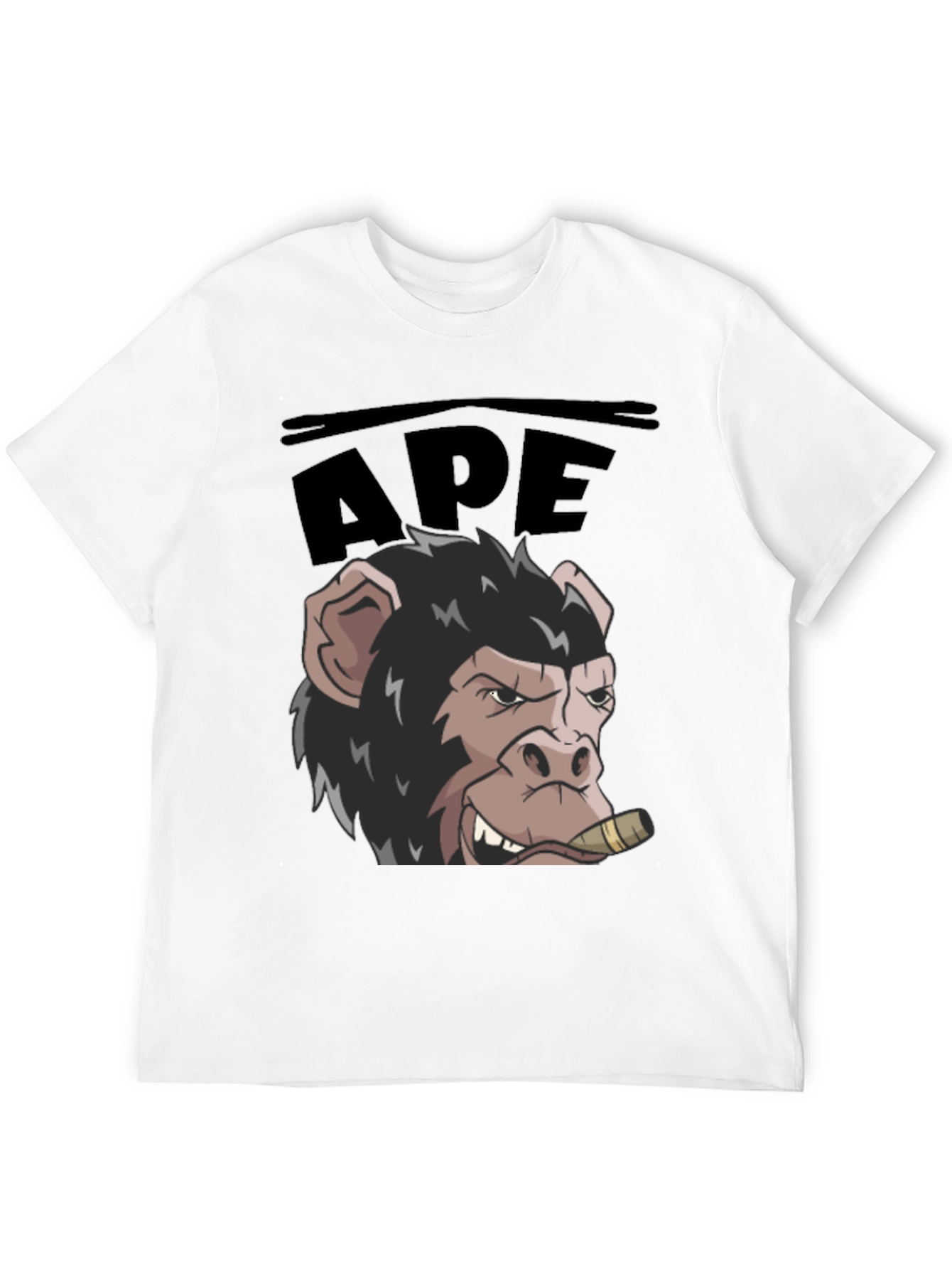 Black Ape Graphic T-Shirt - Cool Cartoon Design view 12